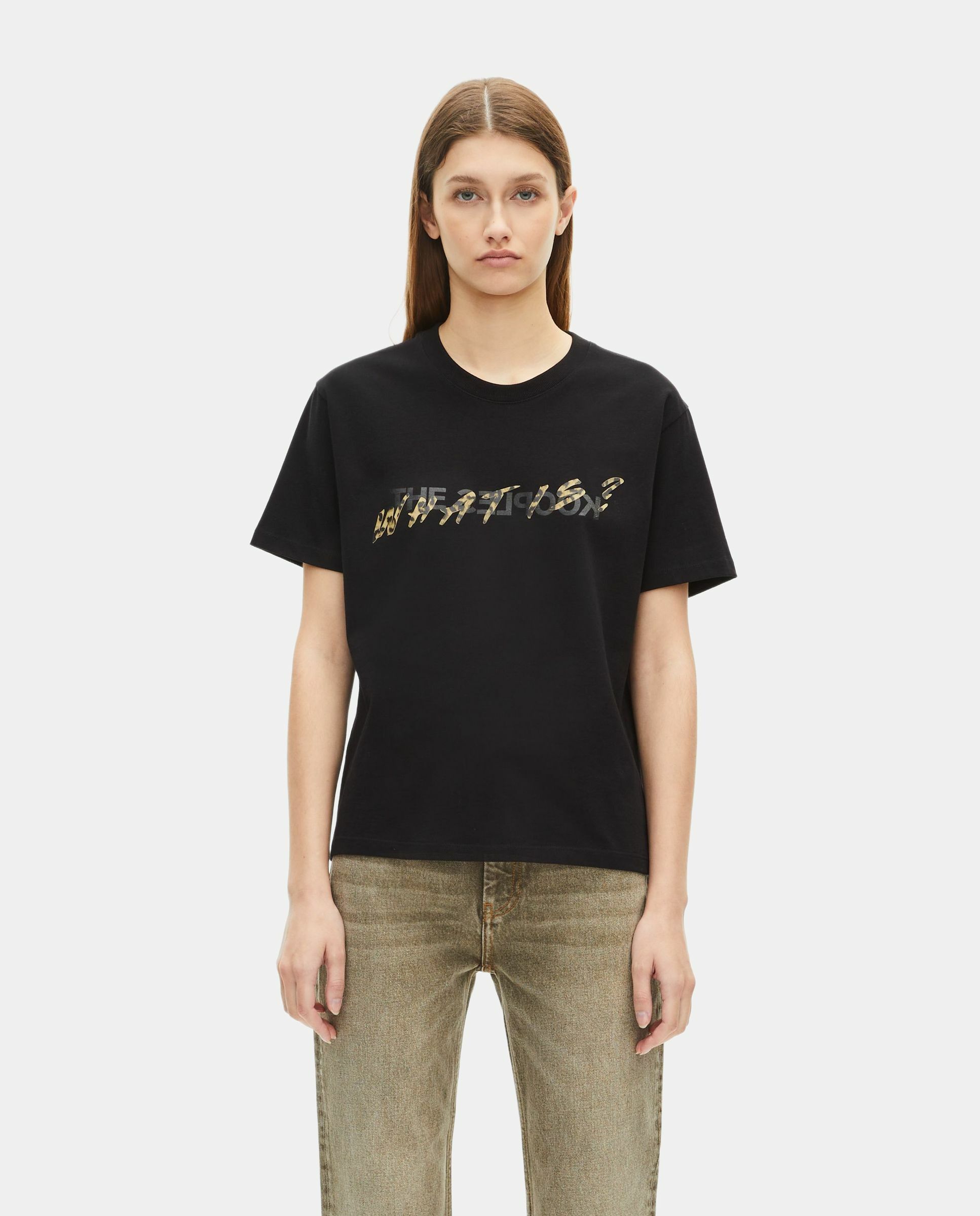 The Kooples - Camiseta de mujer manga corta What is leopardo.