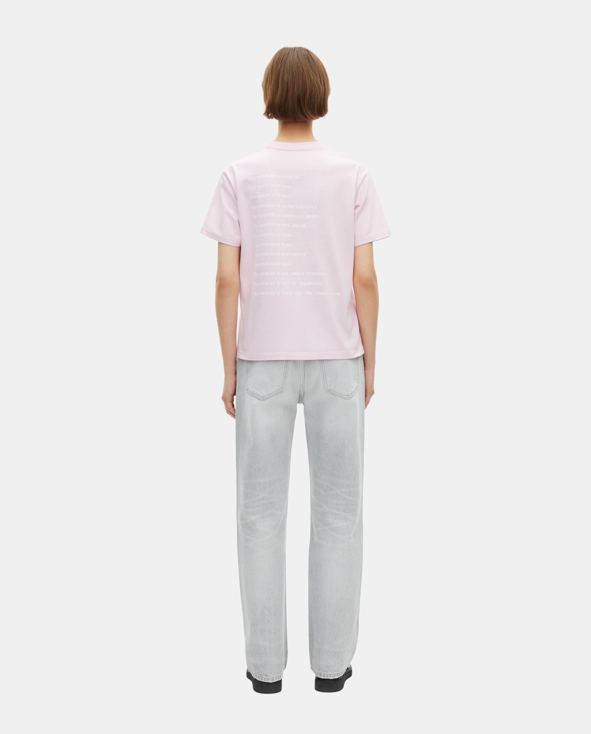 The Kooples - Camiseta de mujer de manga corta 'What is.