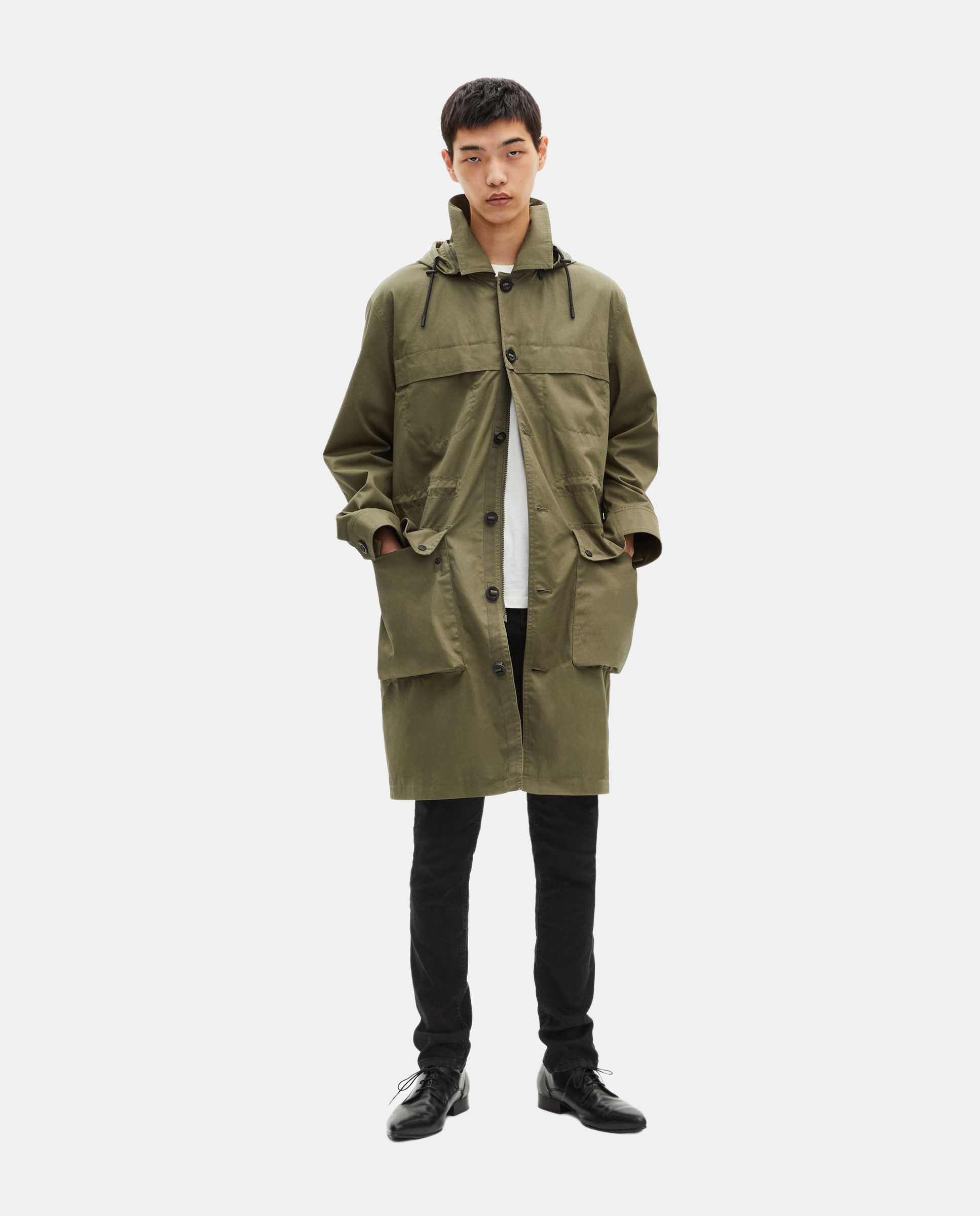 Parka de hombre con capucha