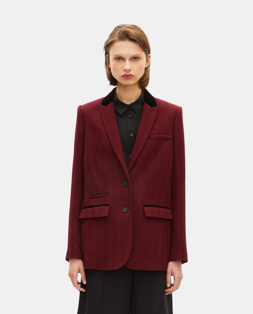 Chaqueta de mujer cuello de terciopelo · The Kooples · El Corte Inglés