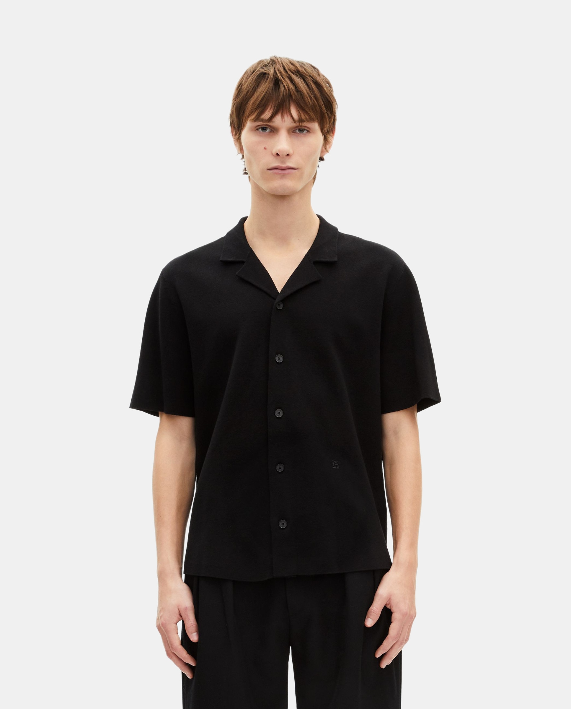 The Kooples - Camiseta de punto de manga corta.