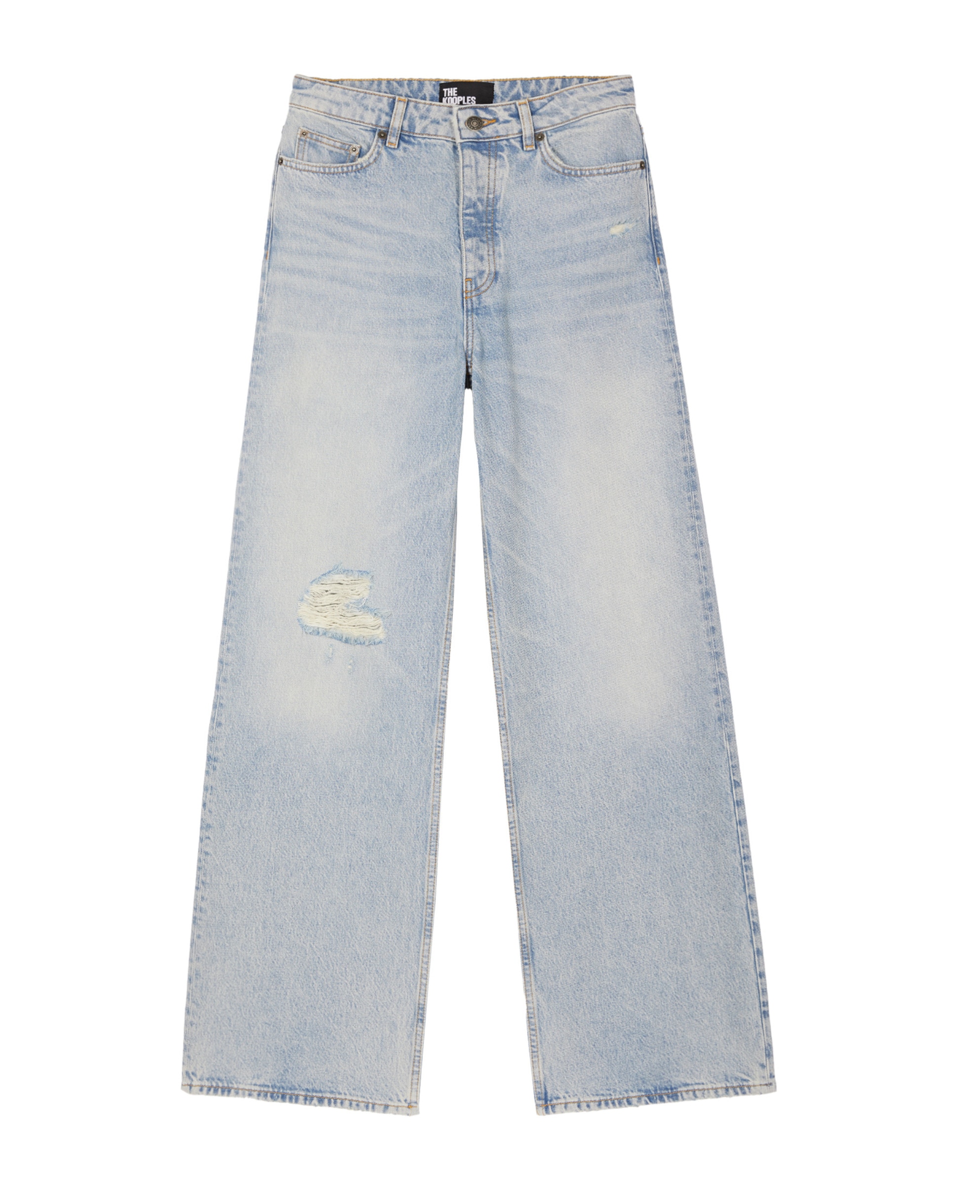 The Kooples - Vaqueros de pierna ancha azul claro.