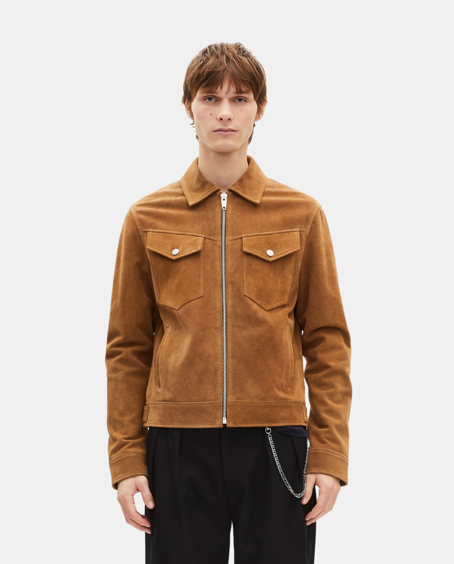 The Kooples - Cazadora de hombre de ante.