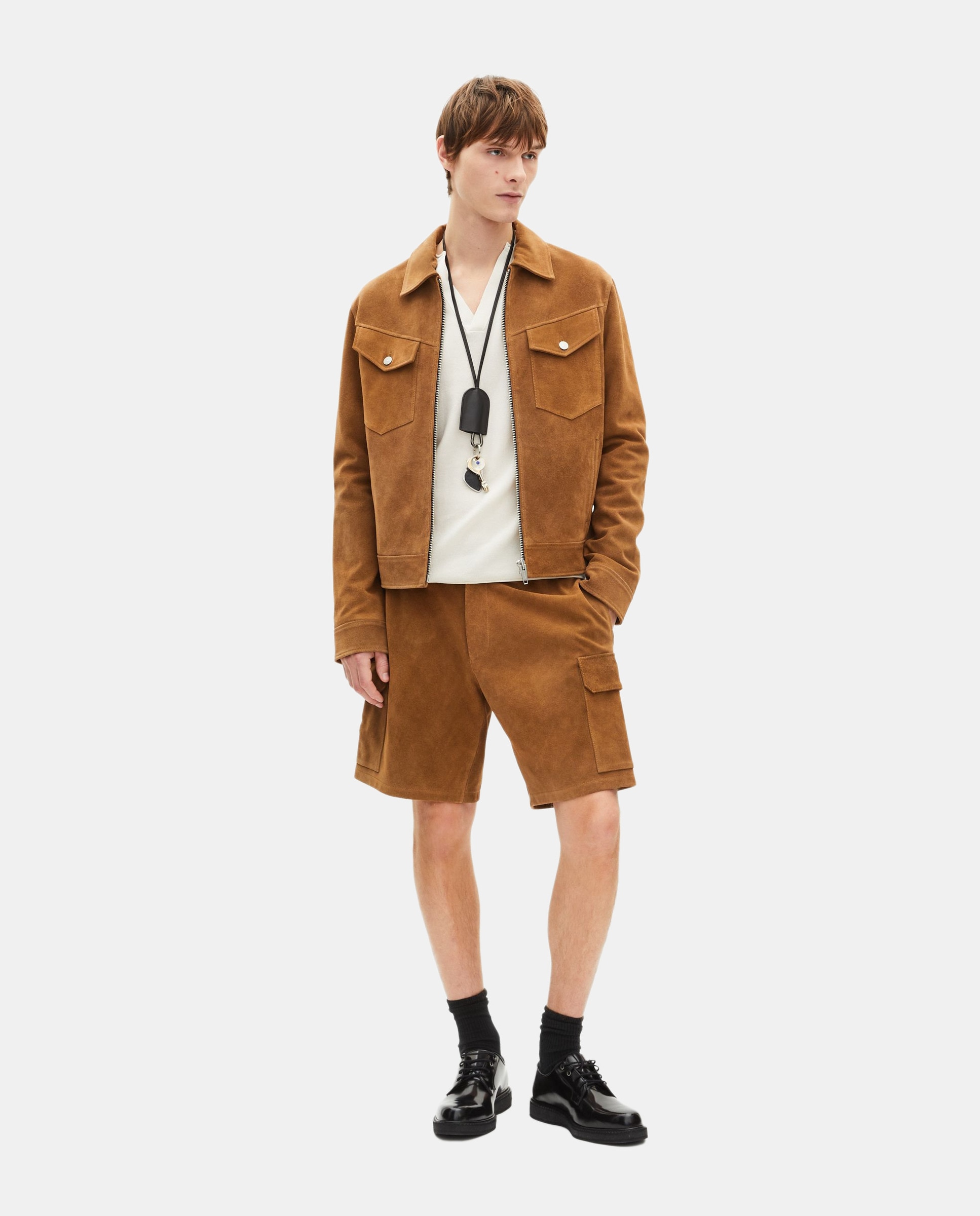 The Kooples - Pantalones cortos de ante.