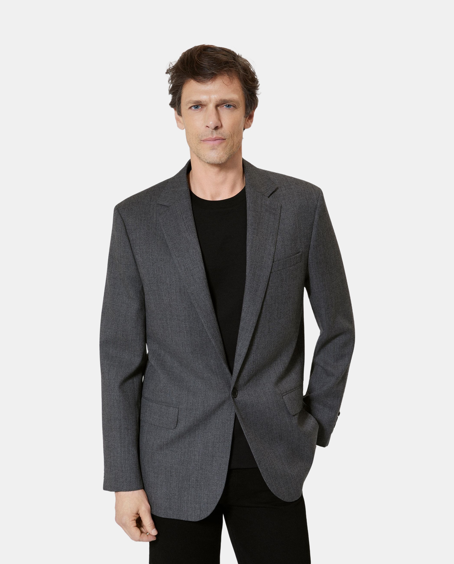 Imagen 0 de Chaqueta de hombre de lana Gris