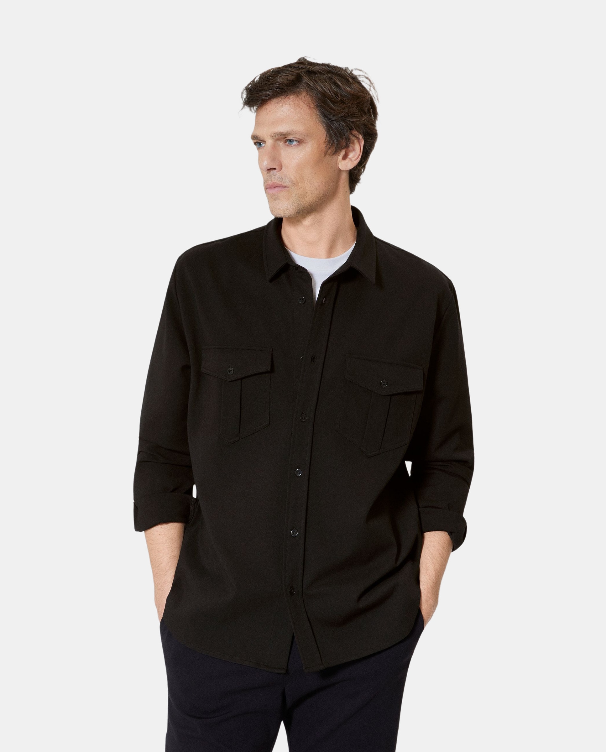 The Kooples - Camisa milano manga larga de hombre.