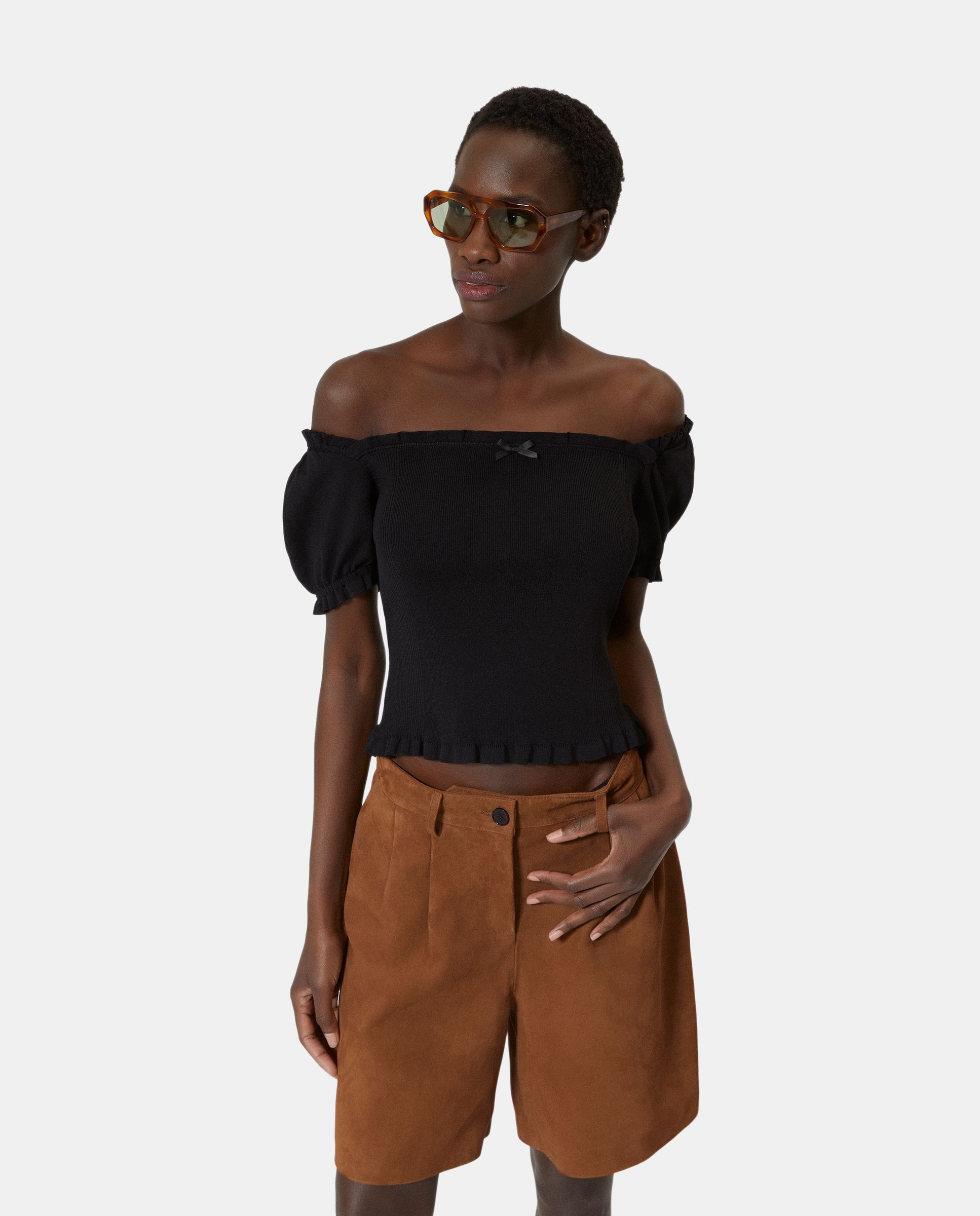 The Kooples - Top de punto fruncido.