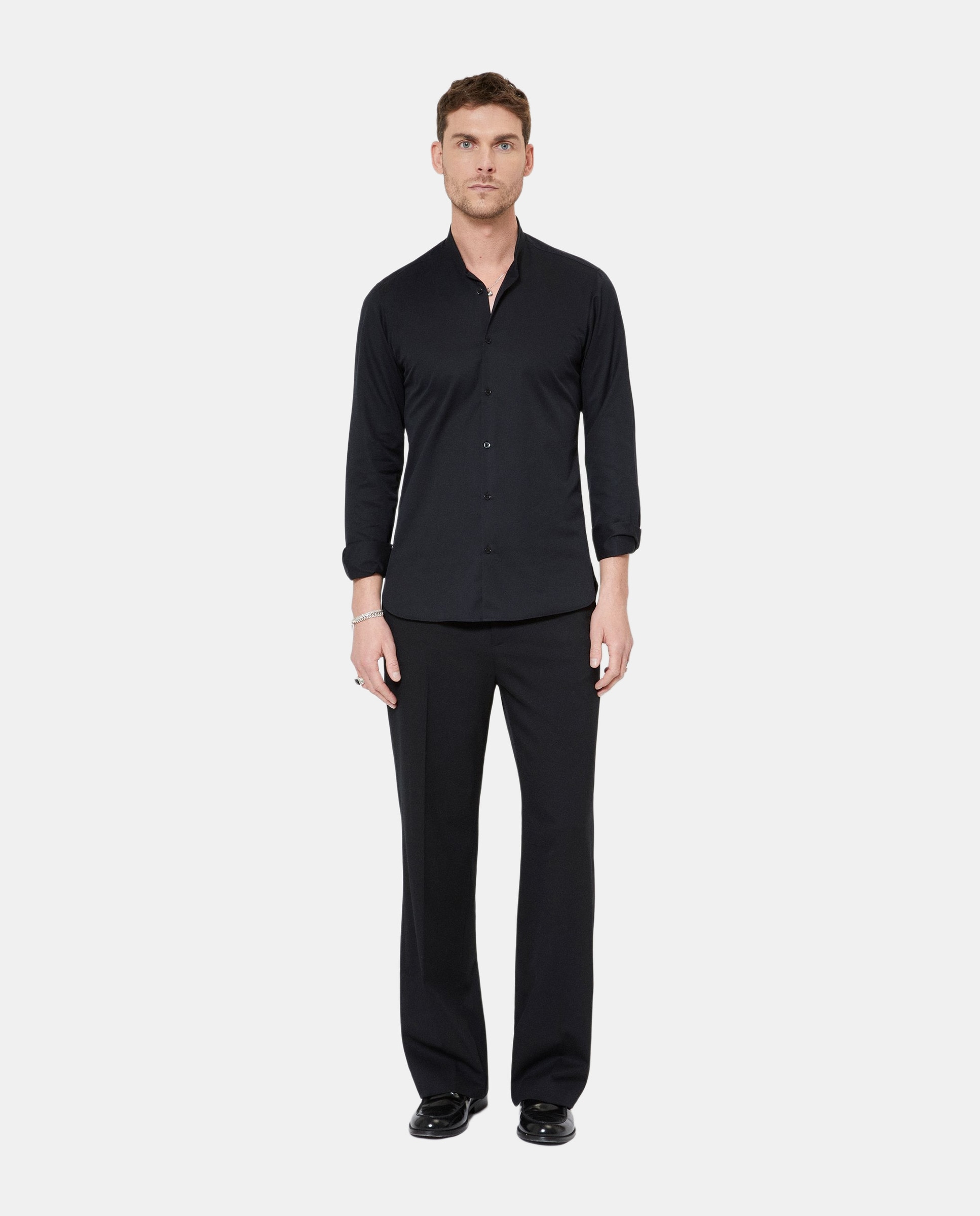 The Kooples - Pantalón de pierna ancha semielástico de hombre.