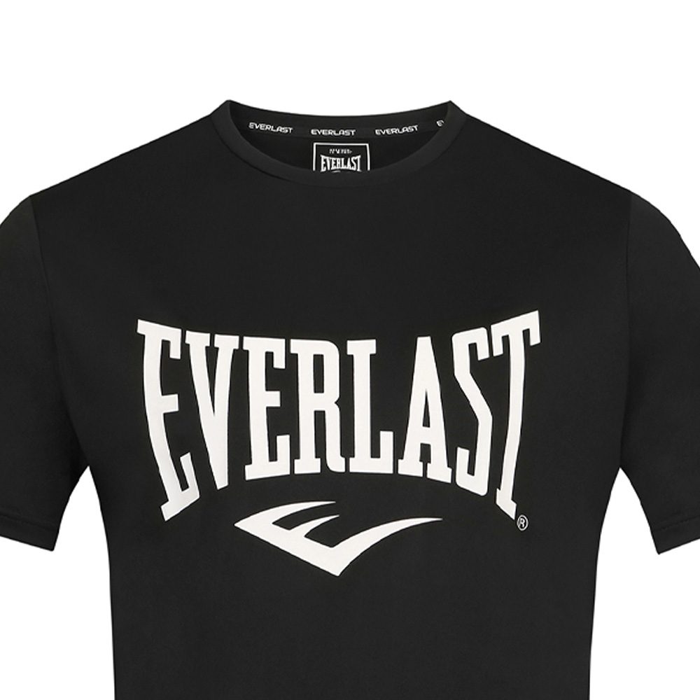 Camiseta de hombre Moss Tech Everlast - Negro / Blanco Negro / Blanco-3