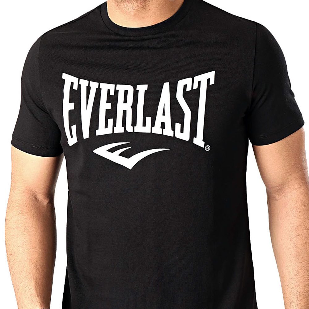 Camiseta de hombre Moss Tech Everlast - Negro / Blanco Negro / Blanco-5