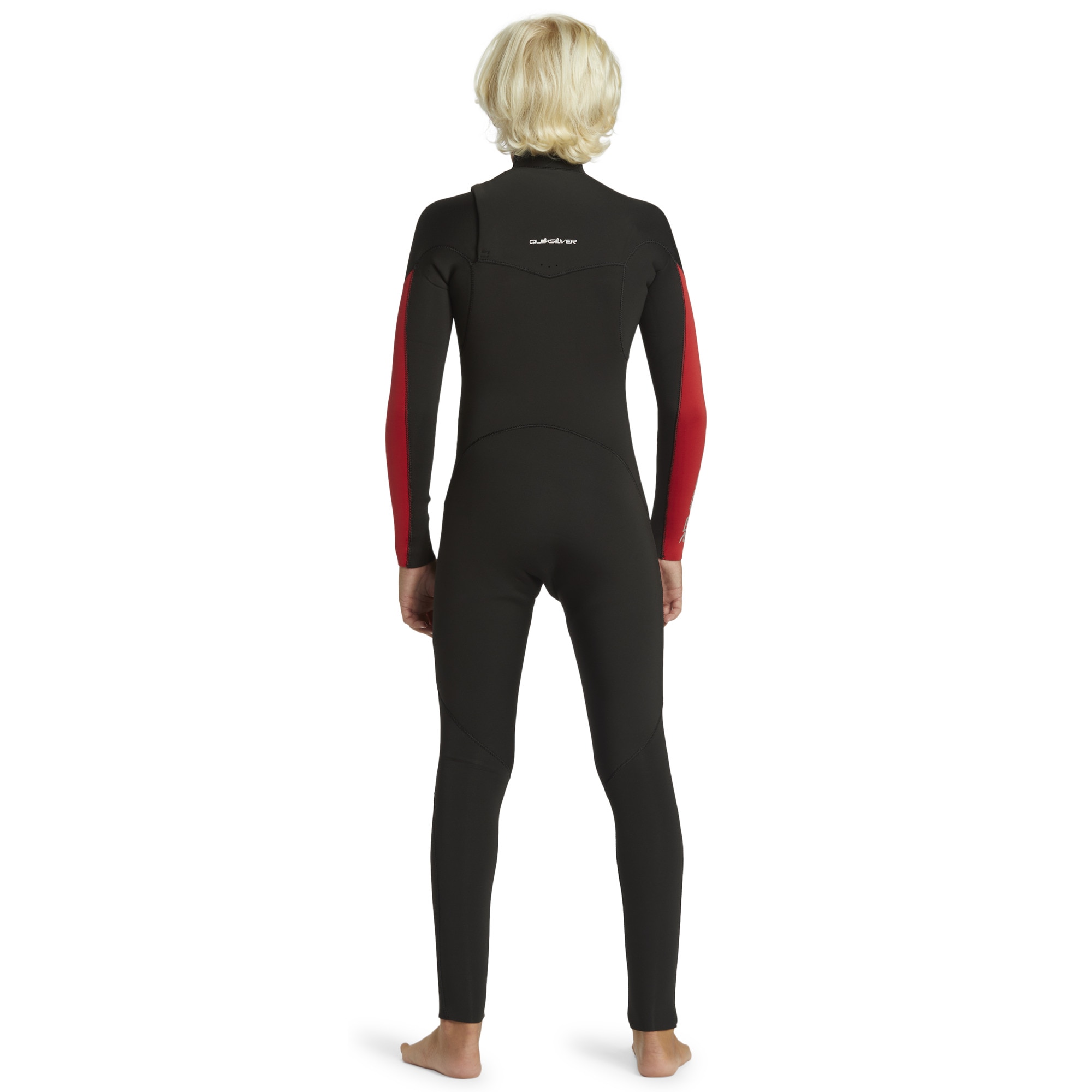 Traje de surf de niños 3/2mm Everyday Sessions Quiksilver - Rojo Rojo-2