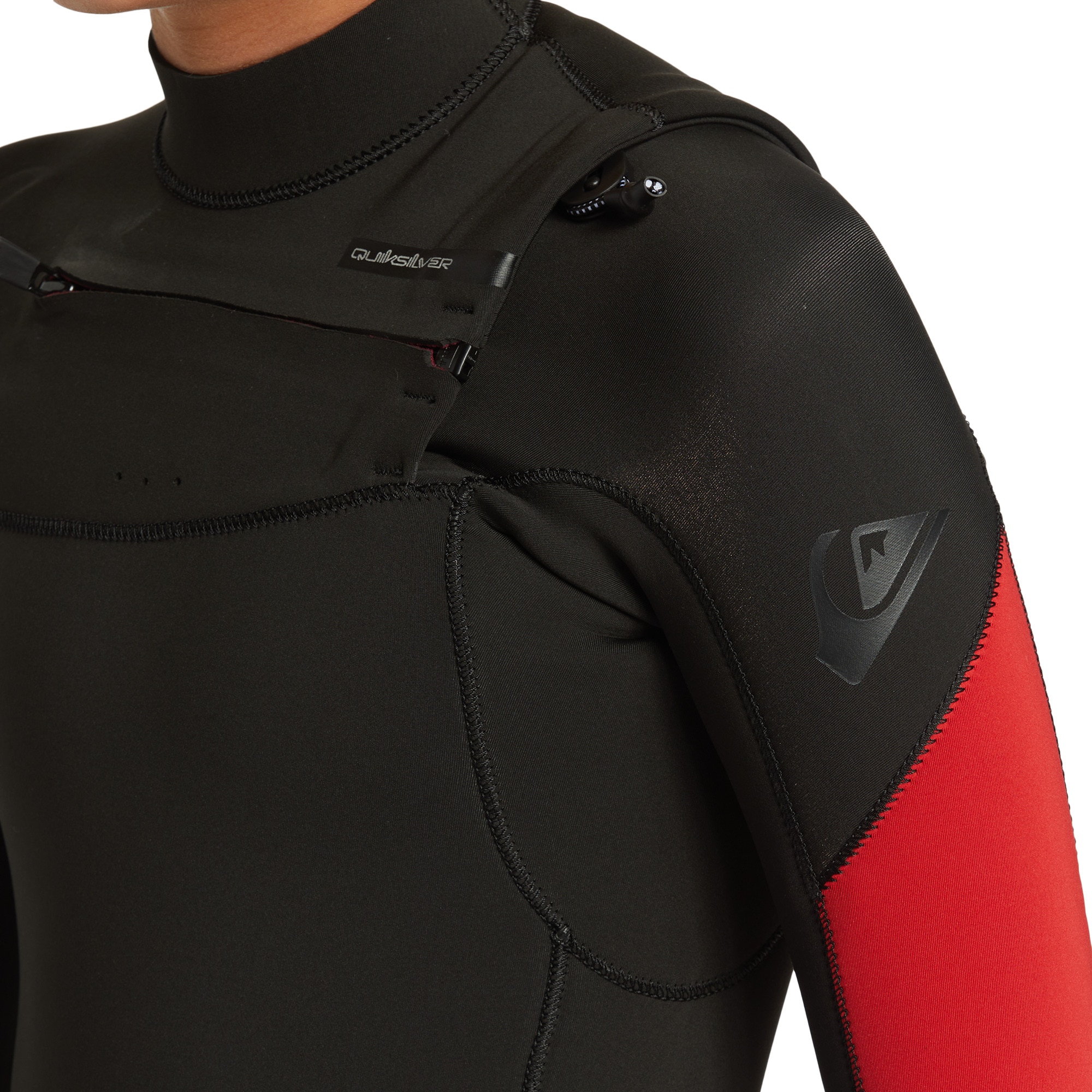 Traje de surf de niños 3/2mm Everyday Sessions Quiksilver - Rojo Rojo-4
