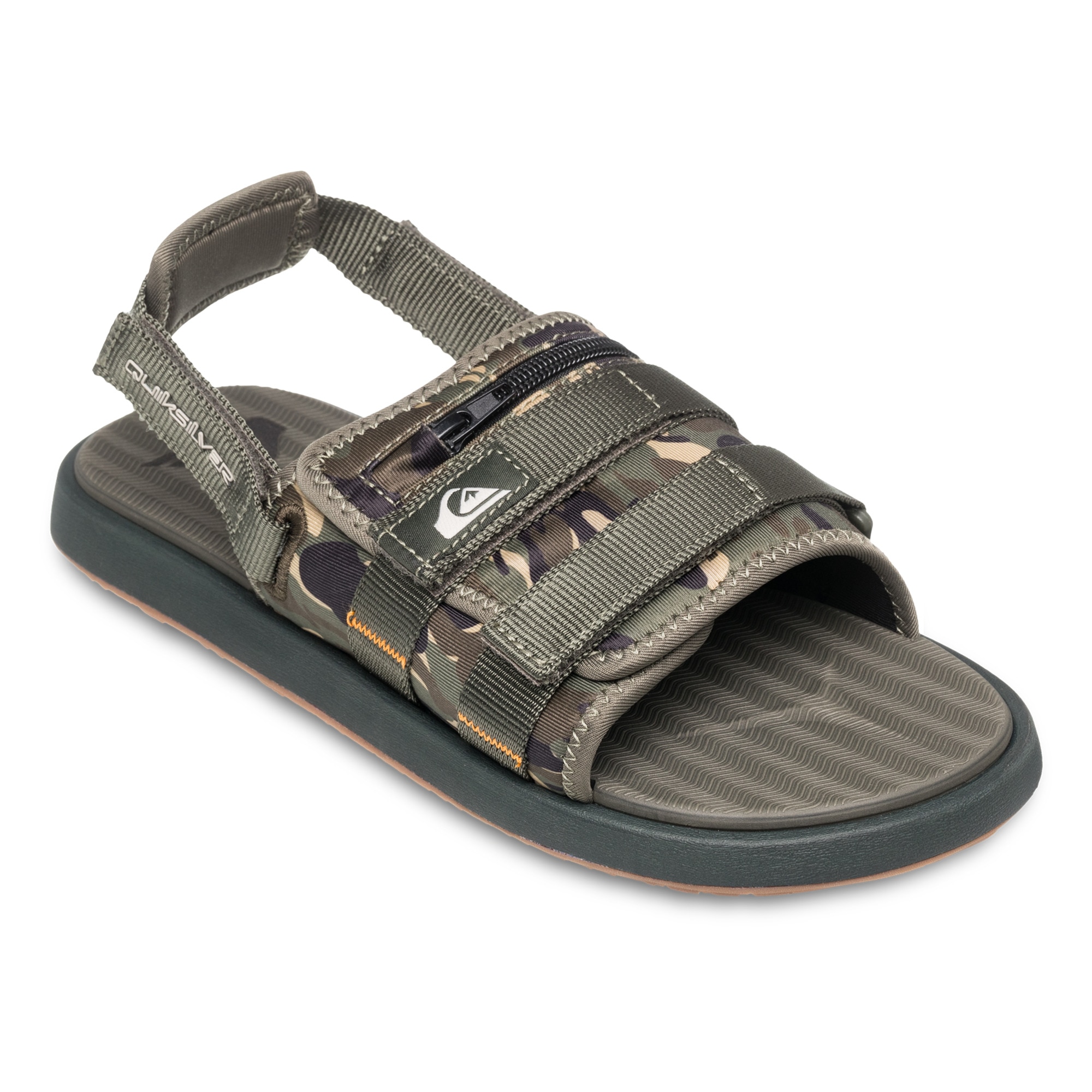 Quiksilver Sandalias de hombre Monkey Caged Negro