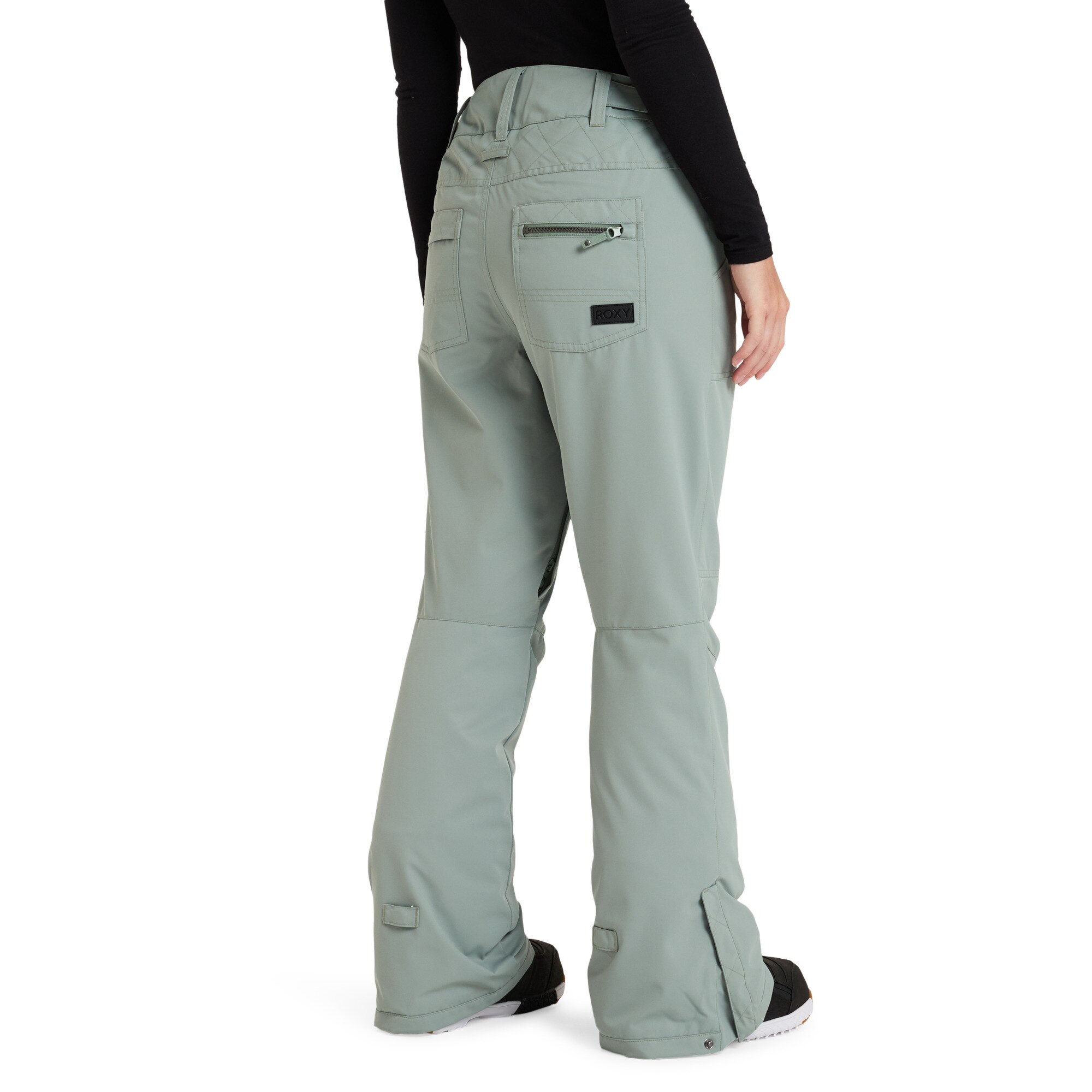 Pantalón de mujer Nadia Roxy - Verde claro Verde claro-4