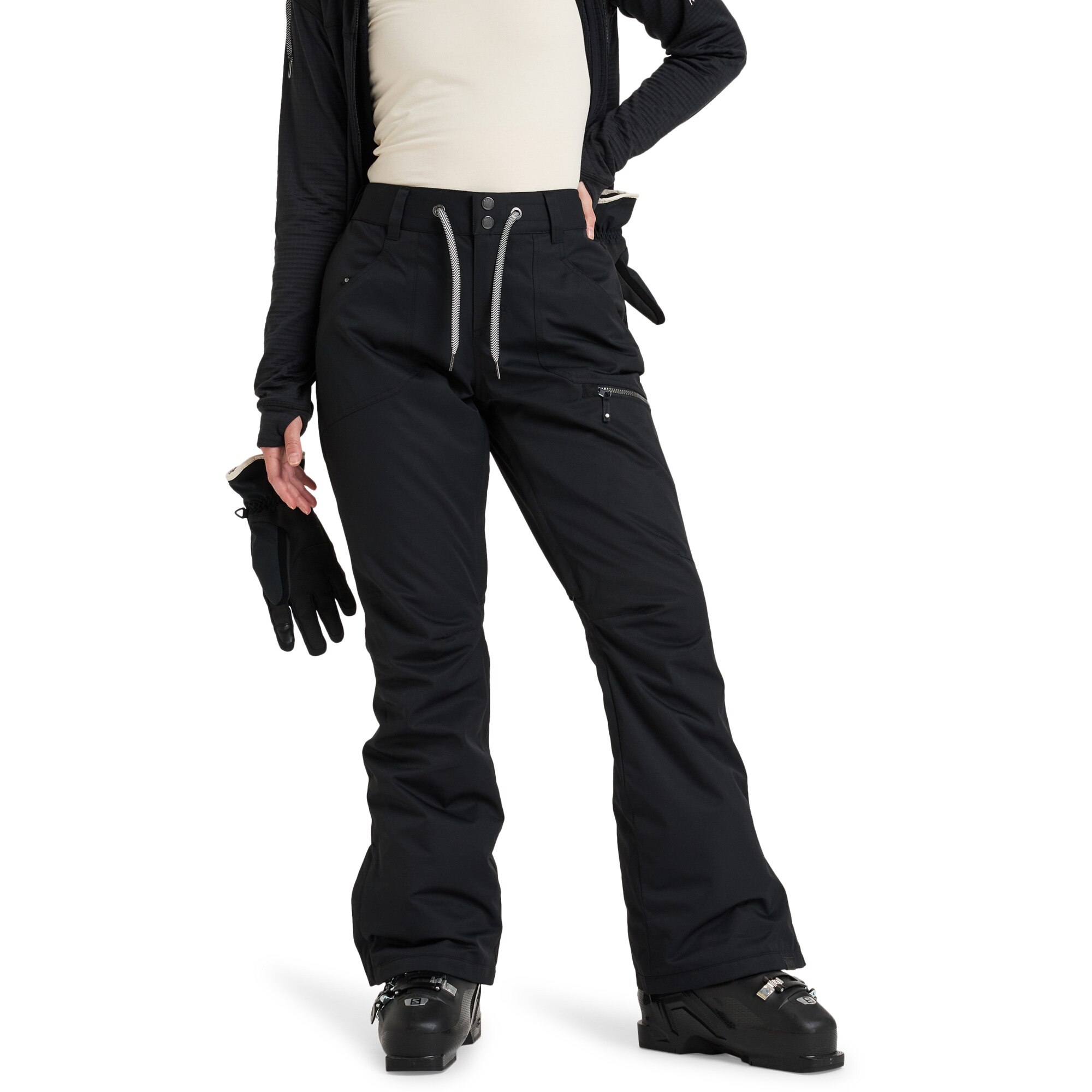 Pantalón de mujer Nadia Roxy - Negro Negro-1
