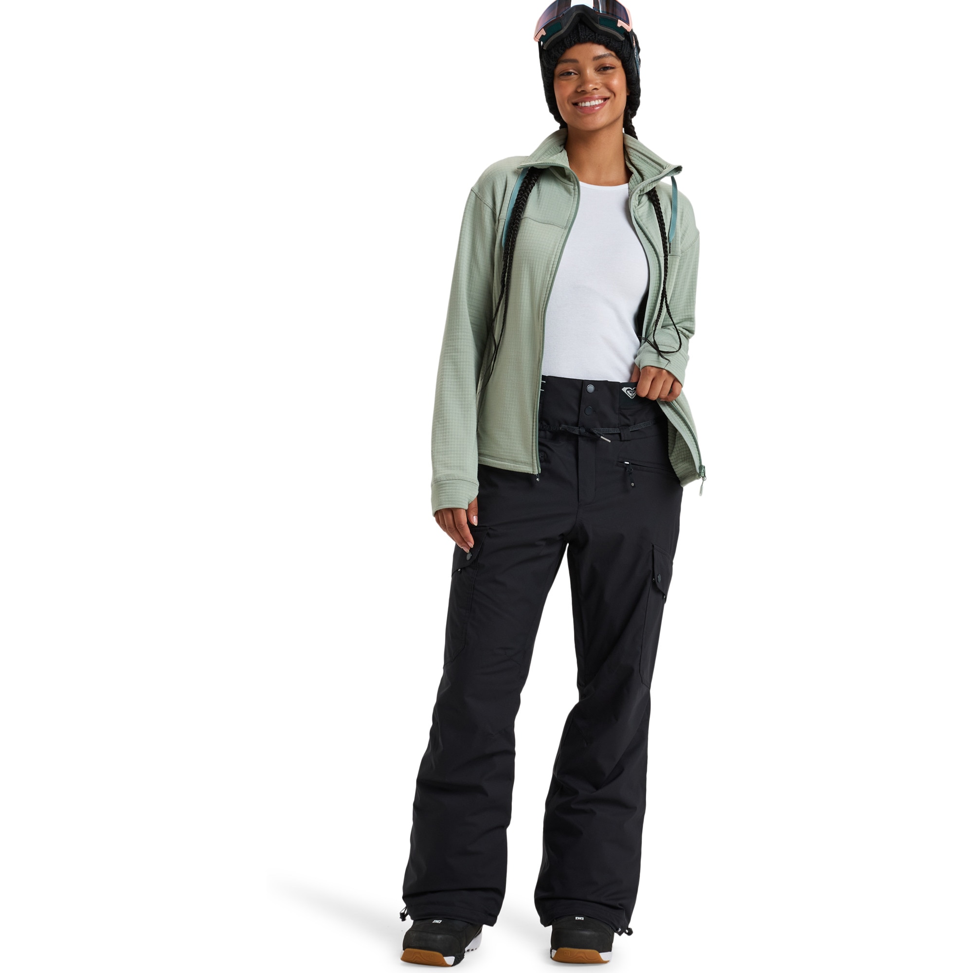 Imagen 4 de Pantalón de mujer Passive Lines Roxy - Negro Negro