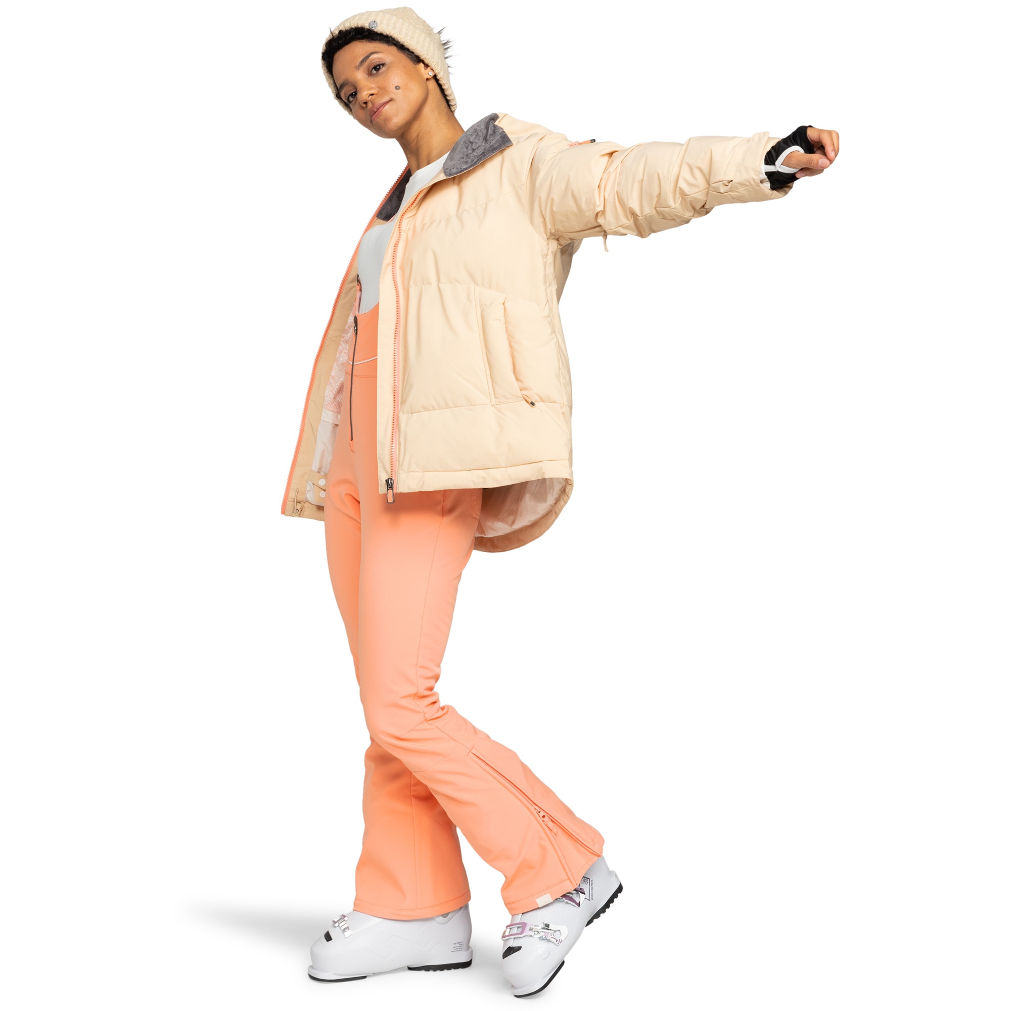 Pantalón de mujer Summit Roxy - Salmón Salmón-5