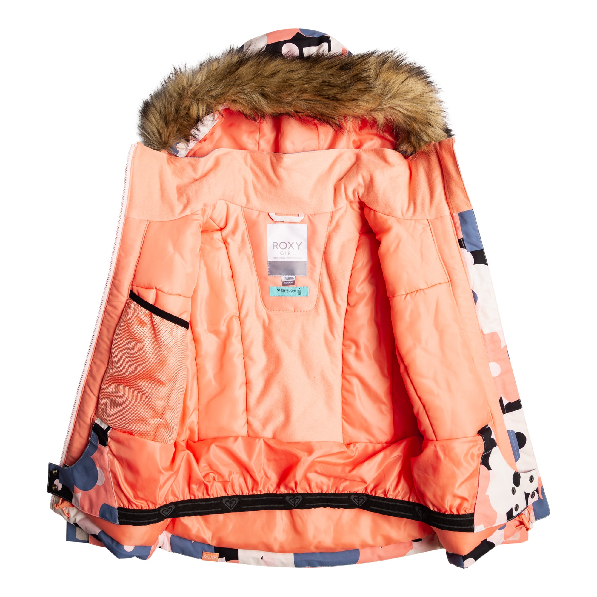 Chaqueta de niños Roxy Pie Roxy - Rosa Rosa-4