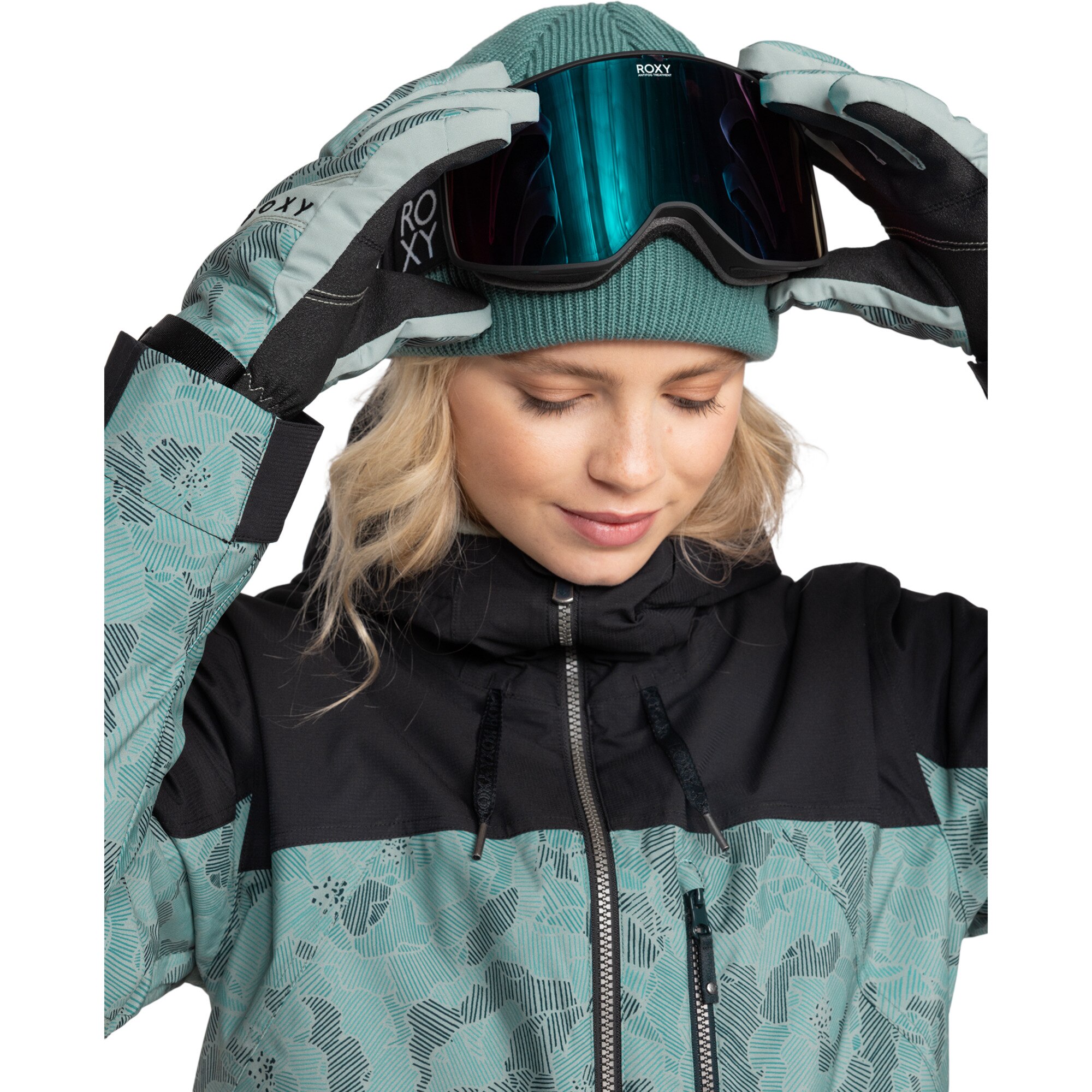 Chaqueta de mujer Stated Roxy - Verde Verde-6
