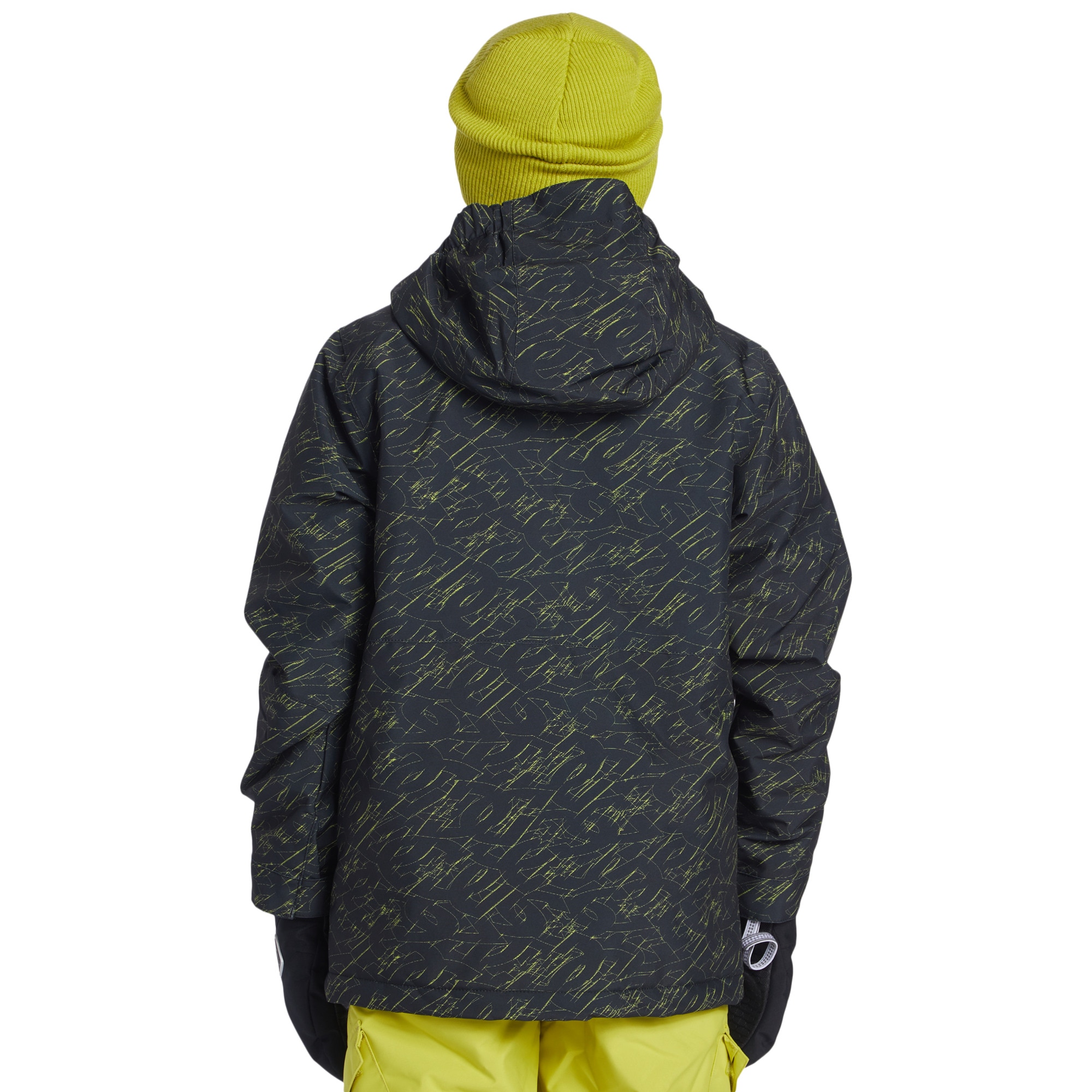 Chaqueta de niños Basis DC Shoes - Negro / Verde Flúor Negro / Verde Flúor-2