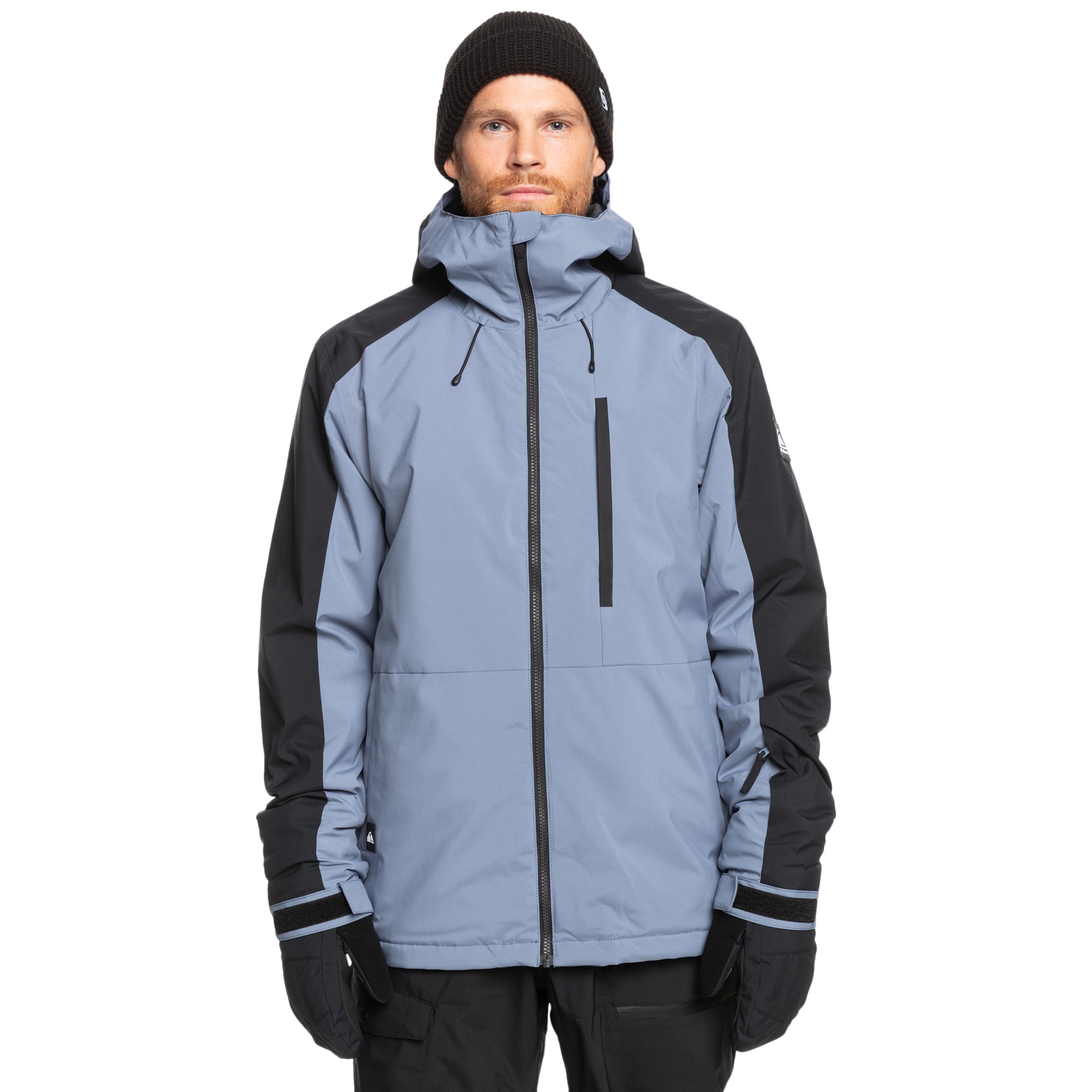 Chaqueta de hombre Mission Quiksilver - Gris Gris-1