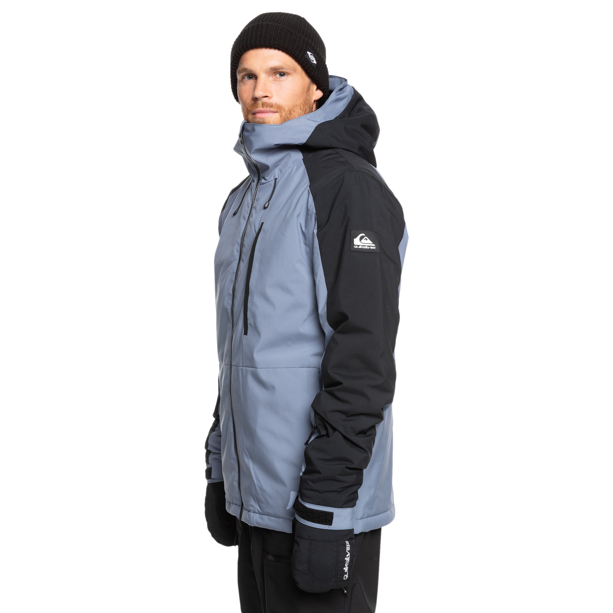 Chaqueta de hombre Mission Quiksilver - Gris Gris-5