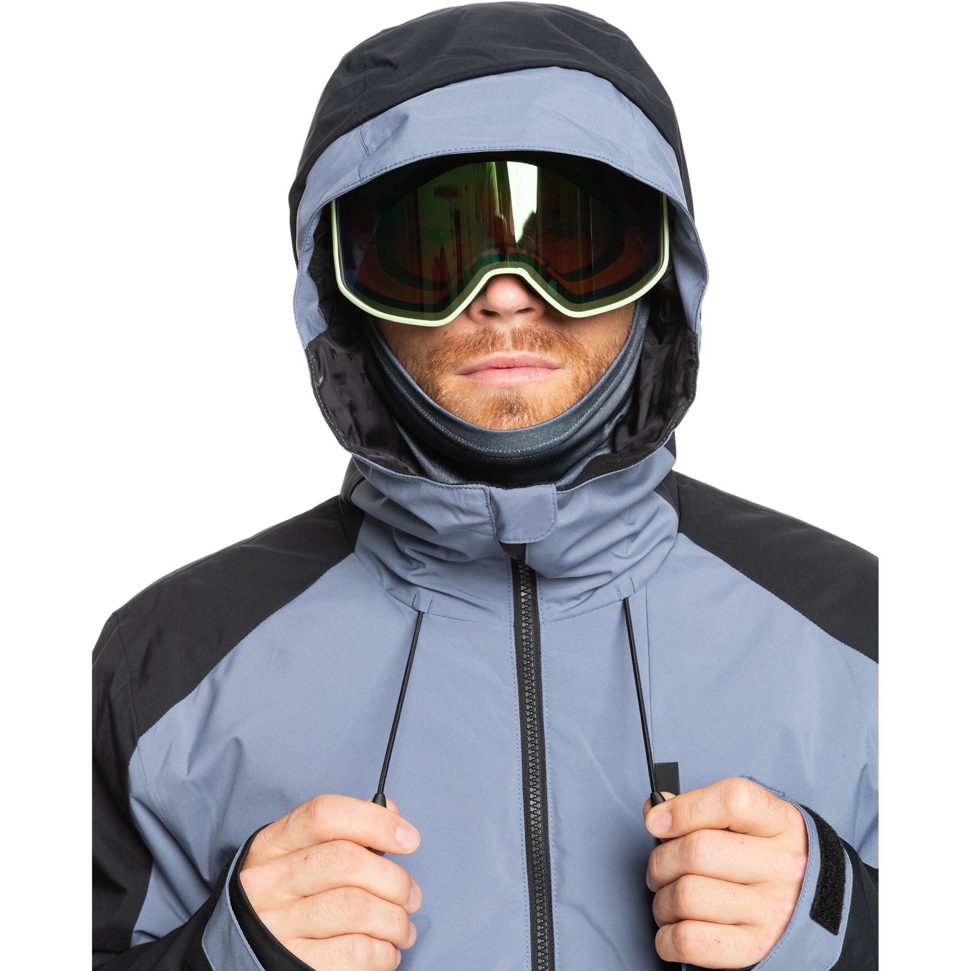 Chaqueta de hombre Mission Quiksilver - Gris Gris-6