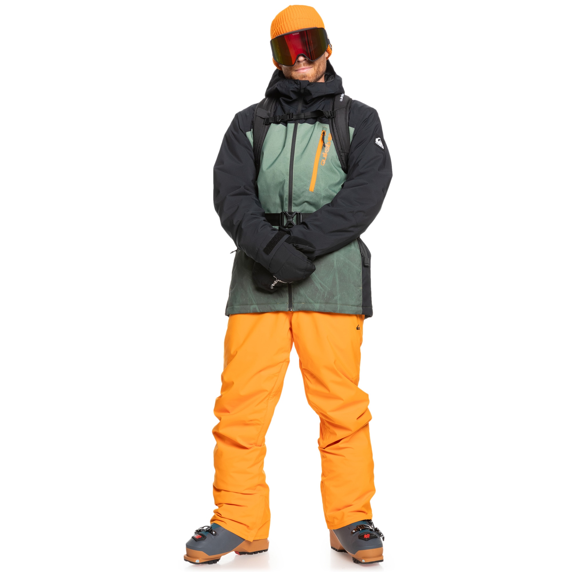 Pantalón de esquí de hombre Estate Quiksilver - Naranja Naranja-5