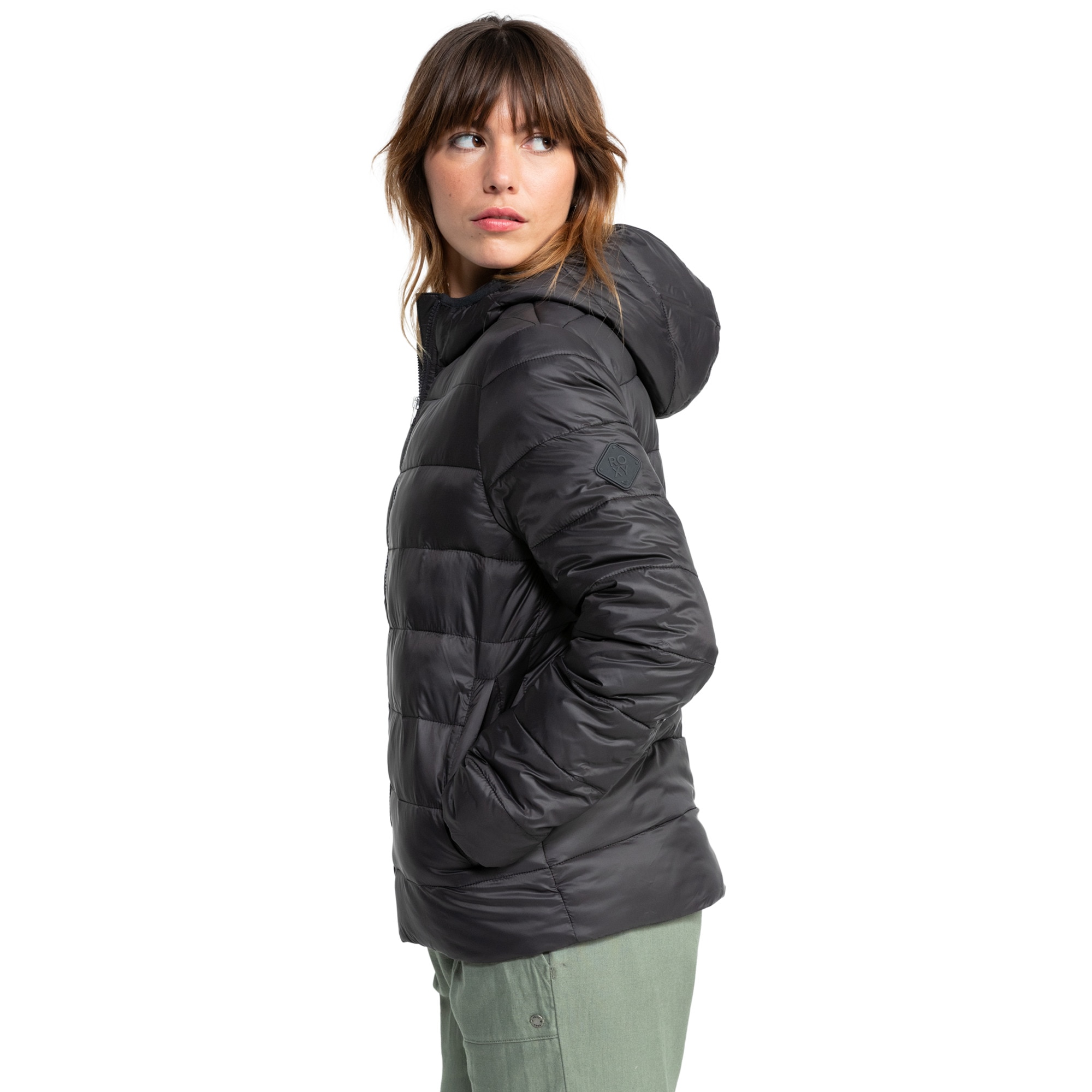 Imagen 4 de Abrigo de mujer Wind Bliss Roxy - Negro Negro