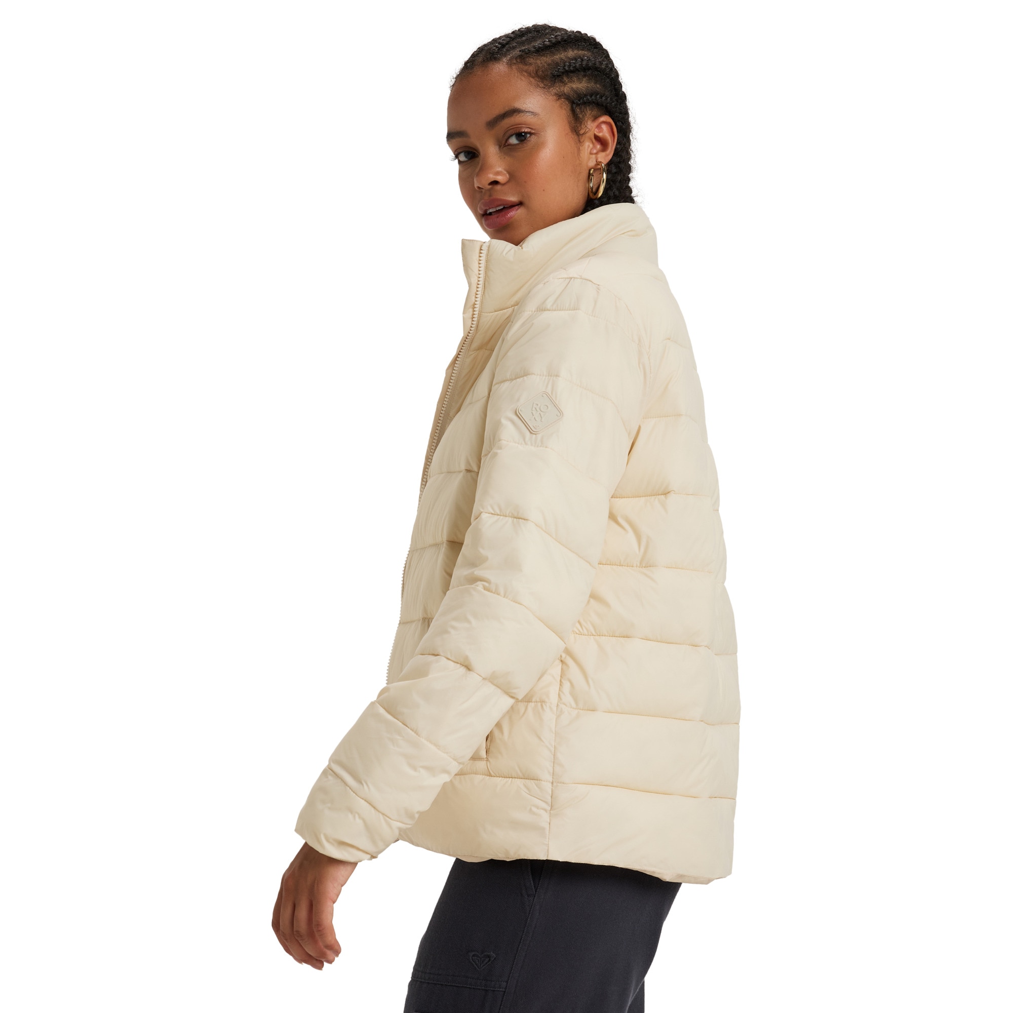 Imagen 4 de Abrigo de mujer Wind Bliss Roxy - Natural Natural