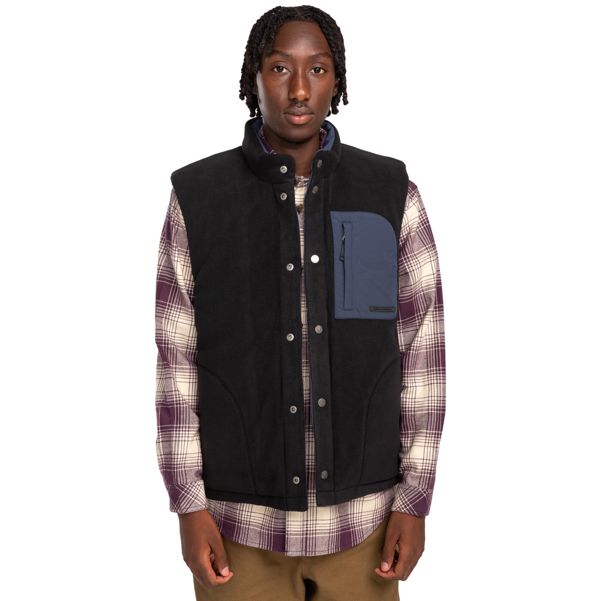 Chaleco acolchado reversible de hombre Trekka Element - Azul marino Azul marino-4