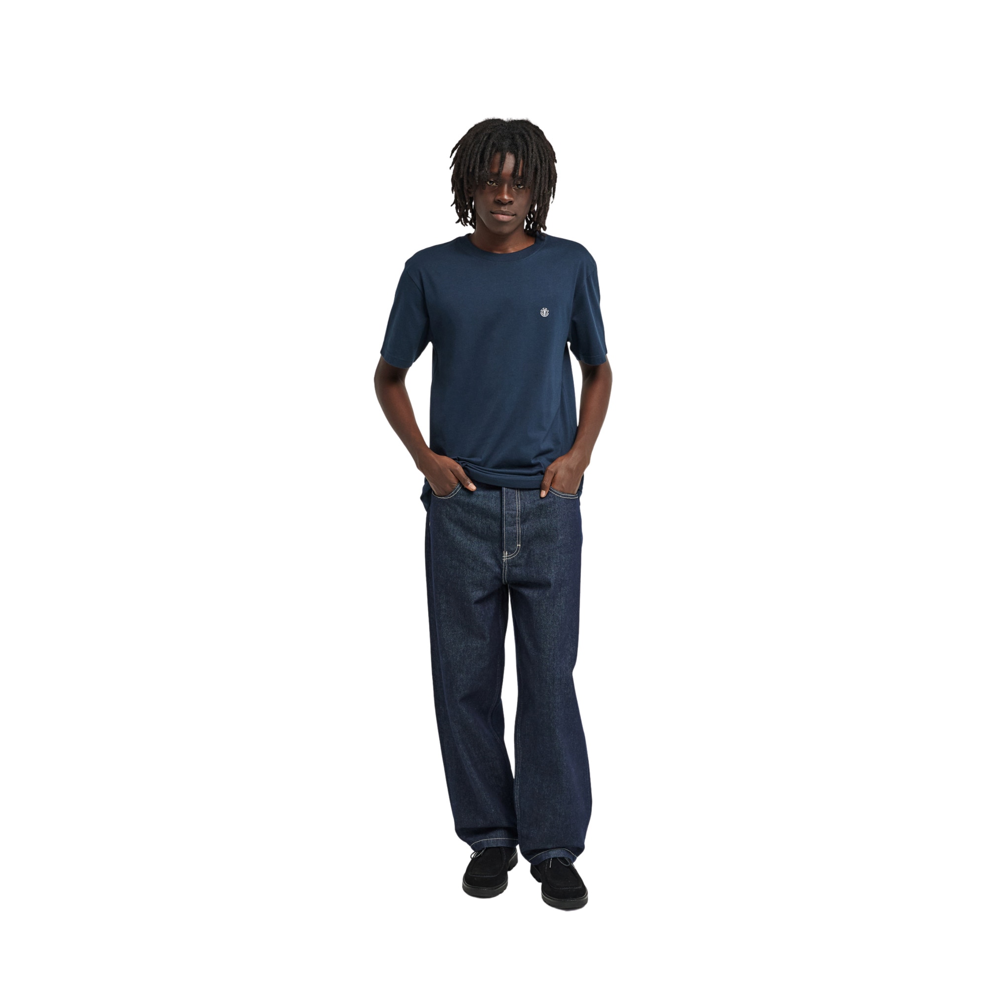 Camiseta de hombre Icon Embroidery Element - Azul Azul-5