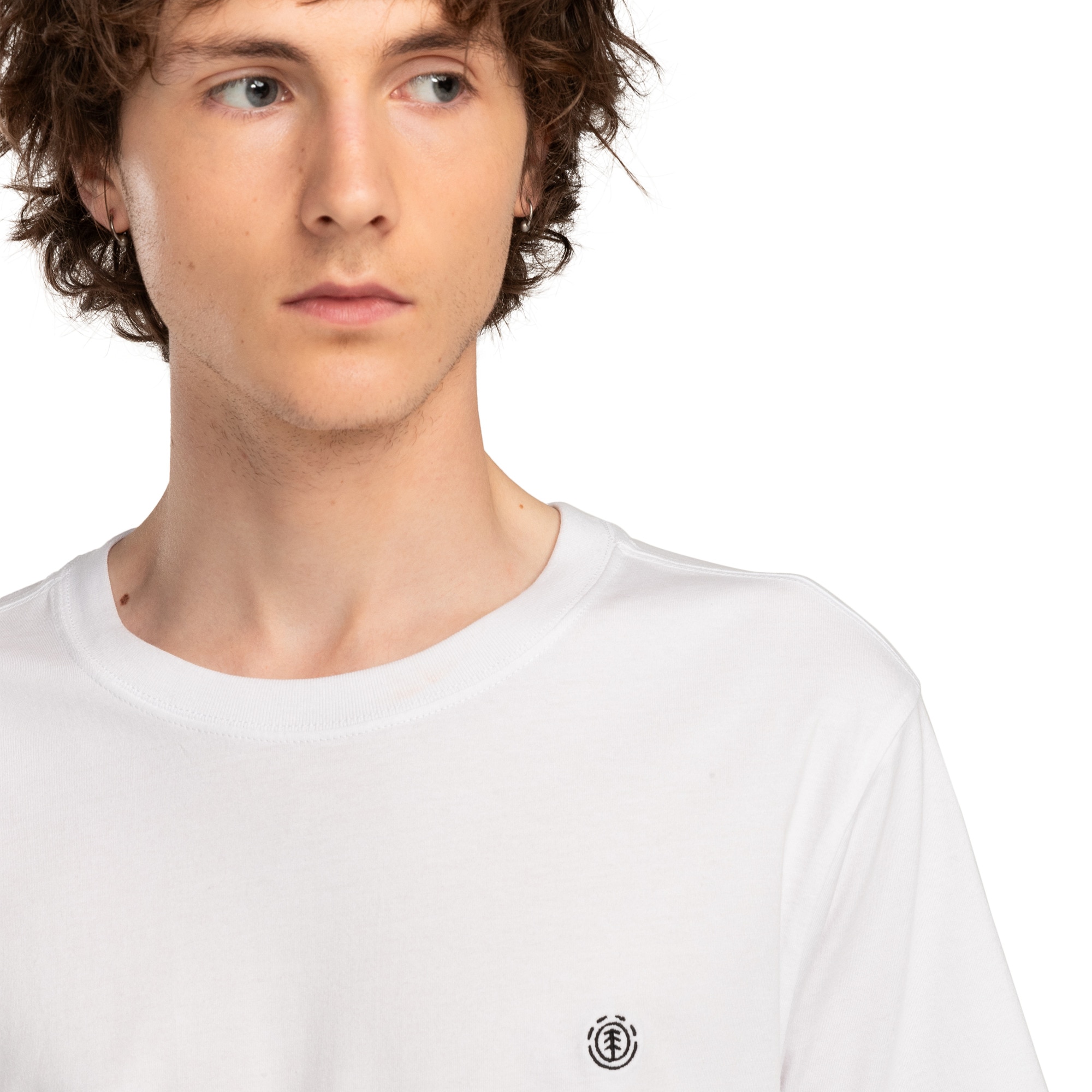 Camiseta de hombre Icon Embroidery Element - Blanco Blanco-4