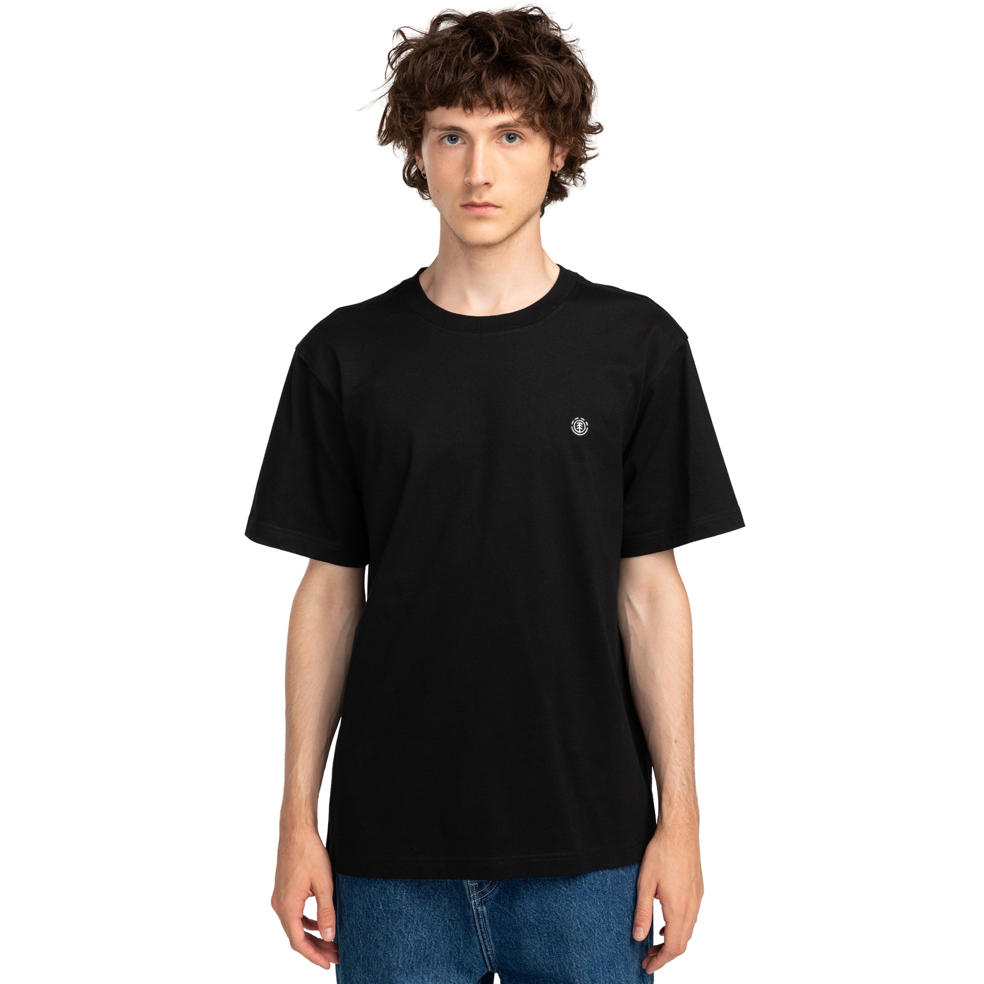 Camiseta de hombre Icon Embroidery Element - Negro Negro-1