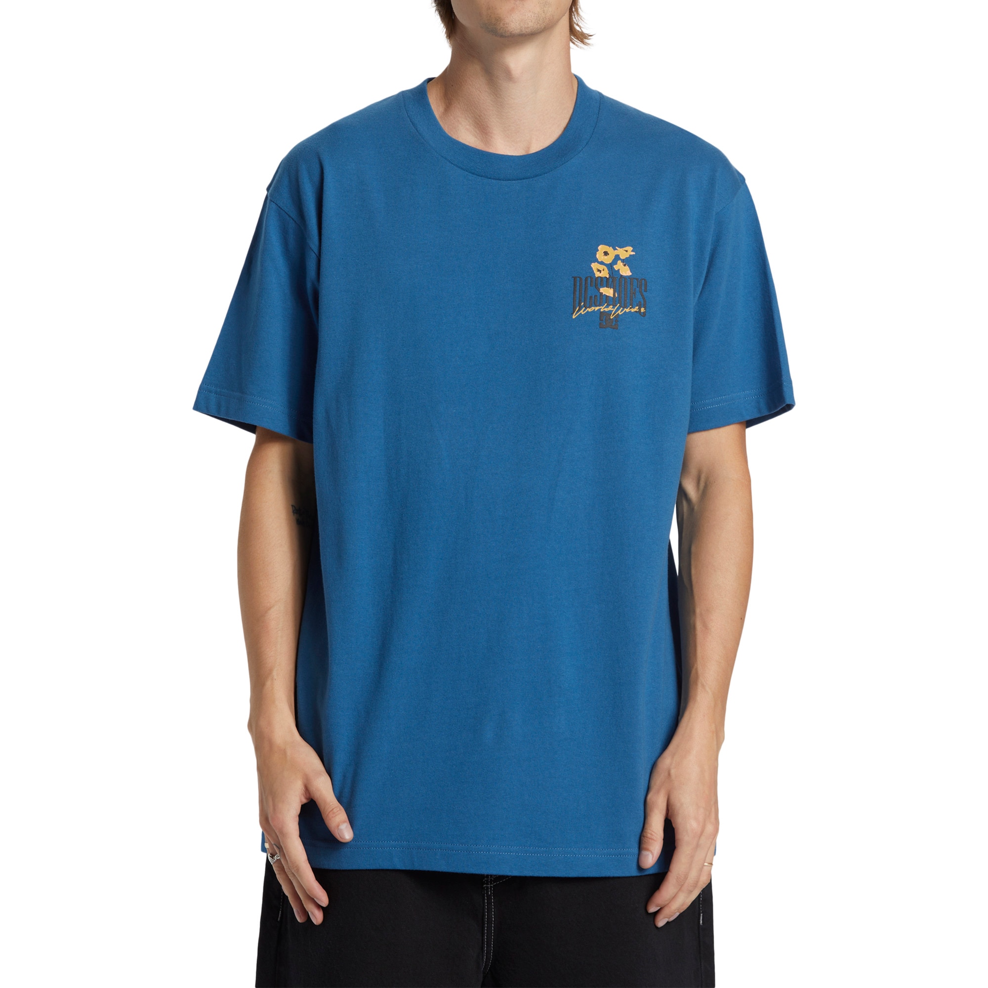 Camiseta de hombre Growing Pains DC Shoes - Azul marino Azul marino-1