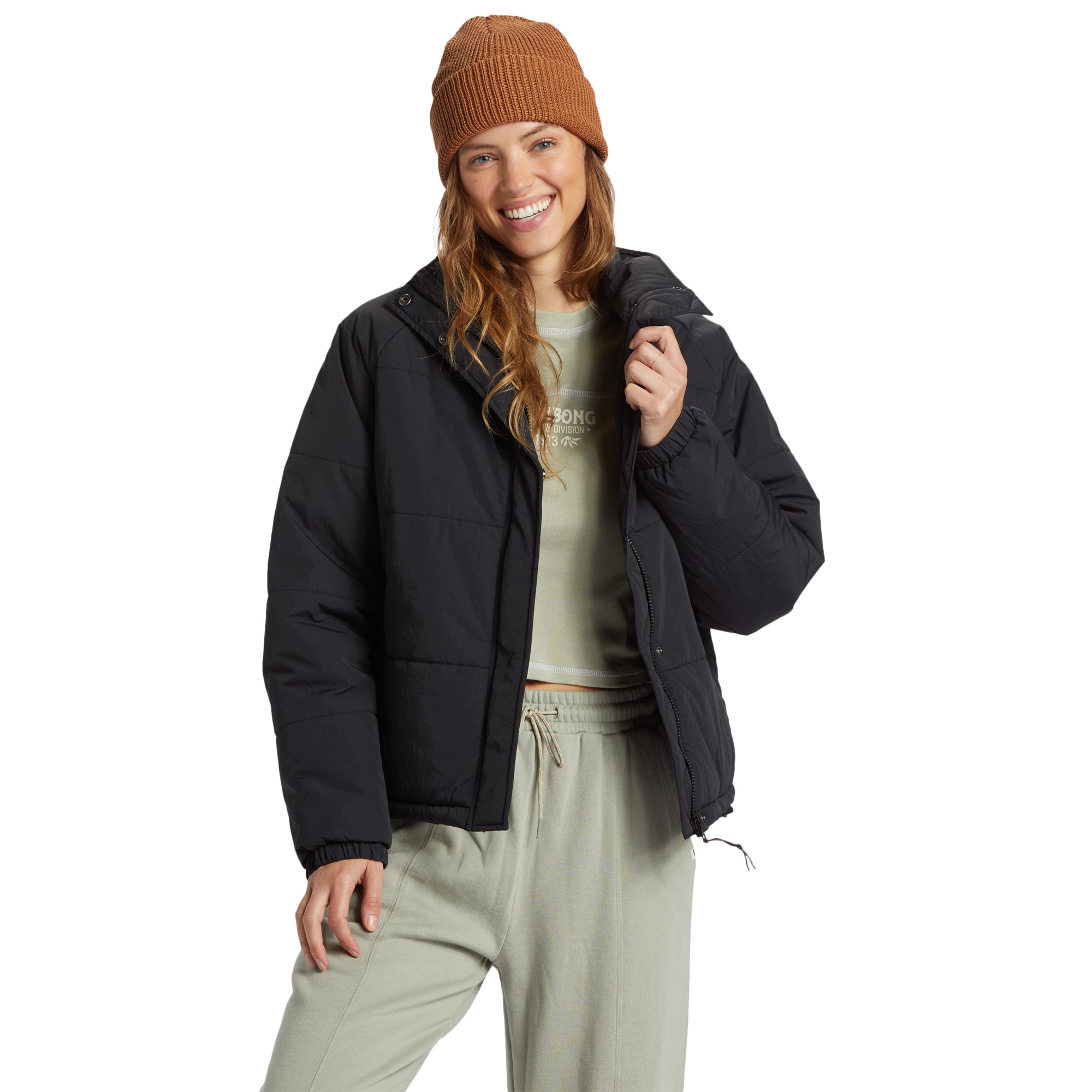 Imagen 1 de Chaqueta de mujer High Route Billabong Negro