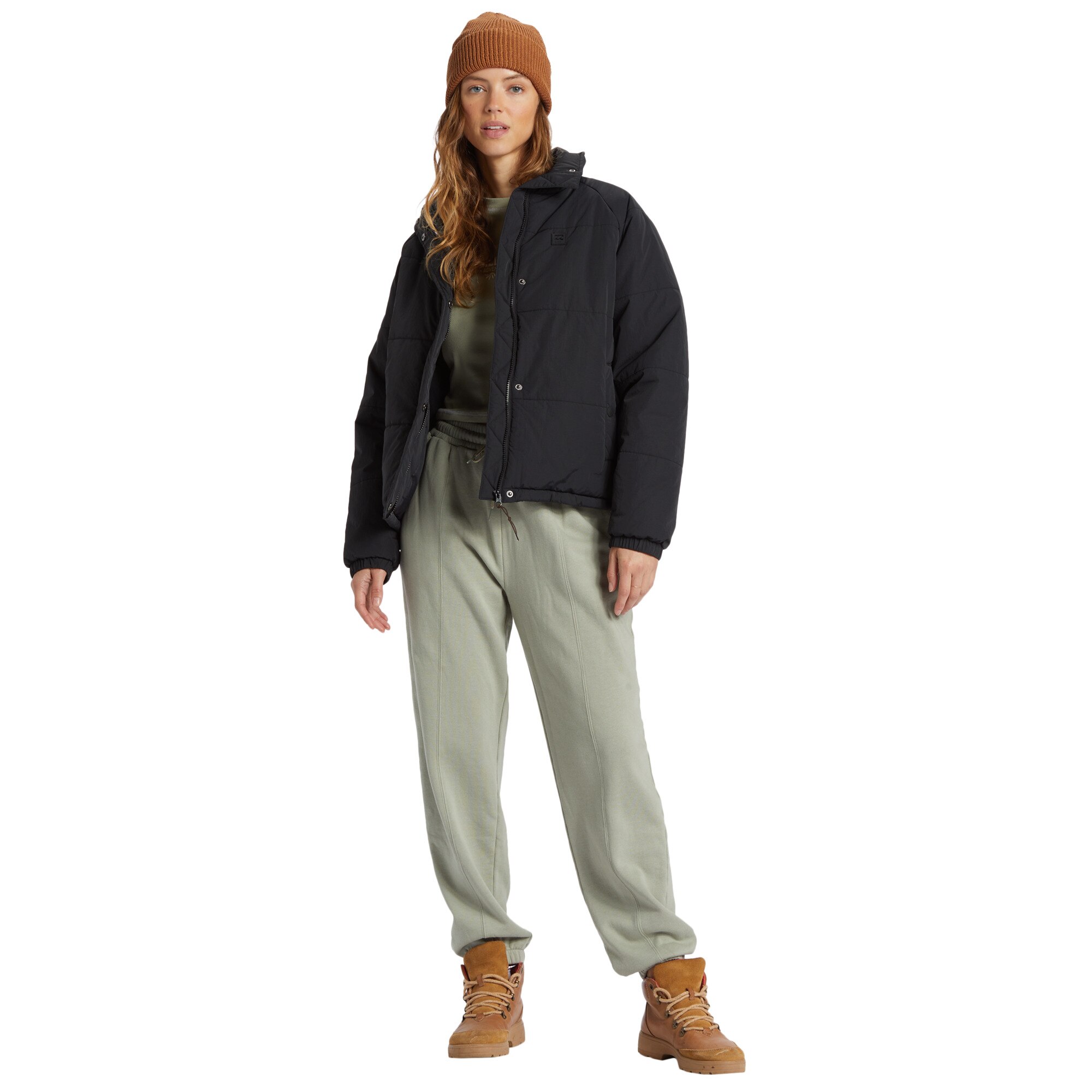 Imagen 3 de Chaqueta de mujer High Route Billabong - Negro Negro