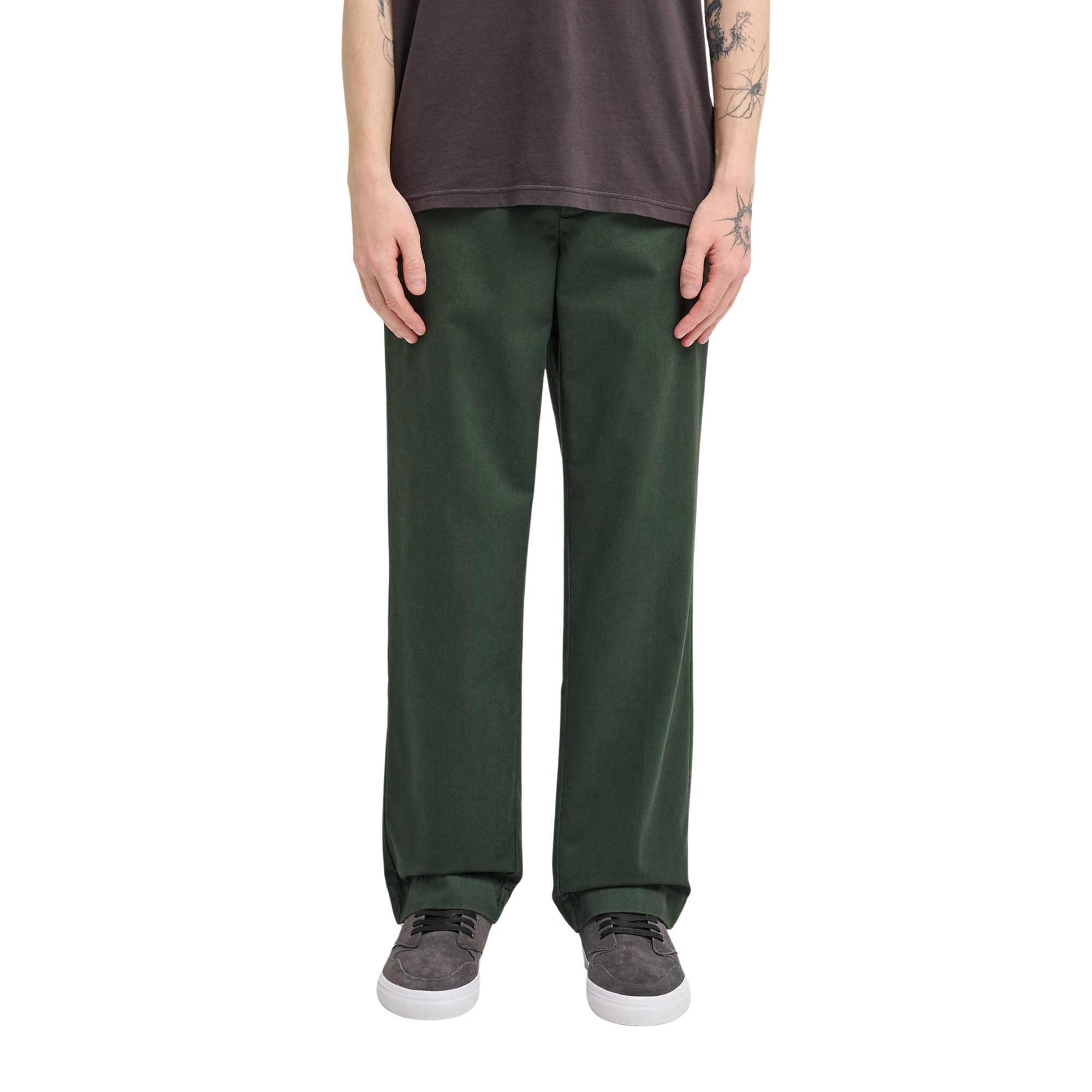 Pantalón chino para hombre Relax Work Element - Verde oscuro Verde oscuro-1