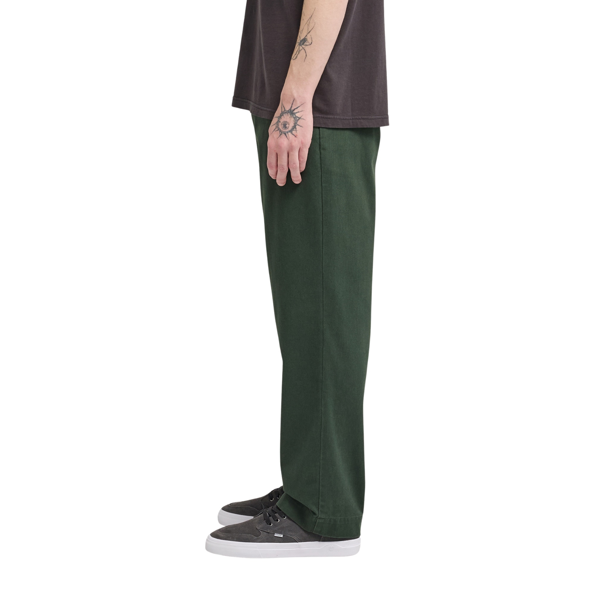 Pantalón chino para hombre Relax Work Element - Verde oscuro Verde oscuro-3