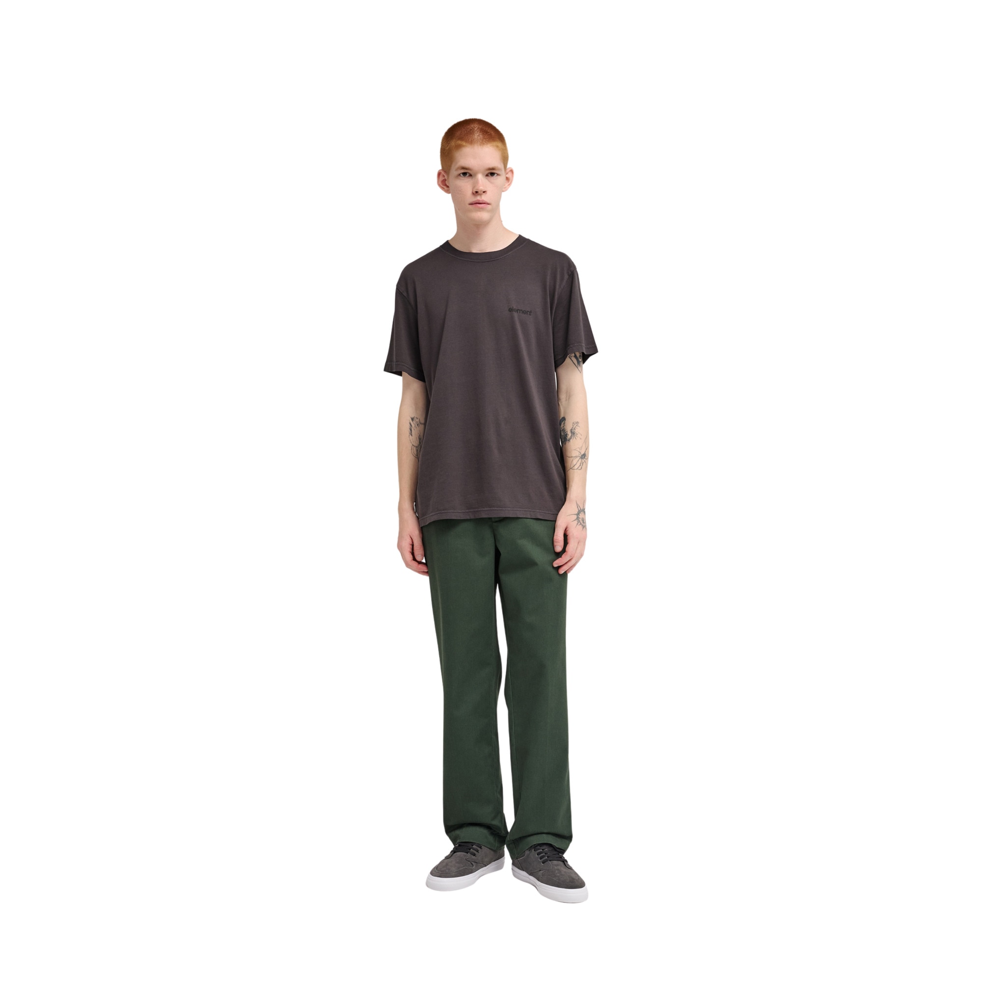 Pantalón chino para hombre Relax Work Element - Verde oscuro Verde oscuro-5