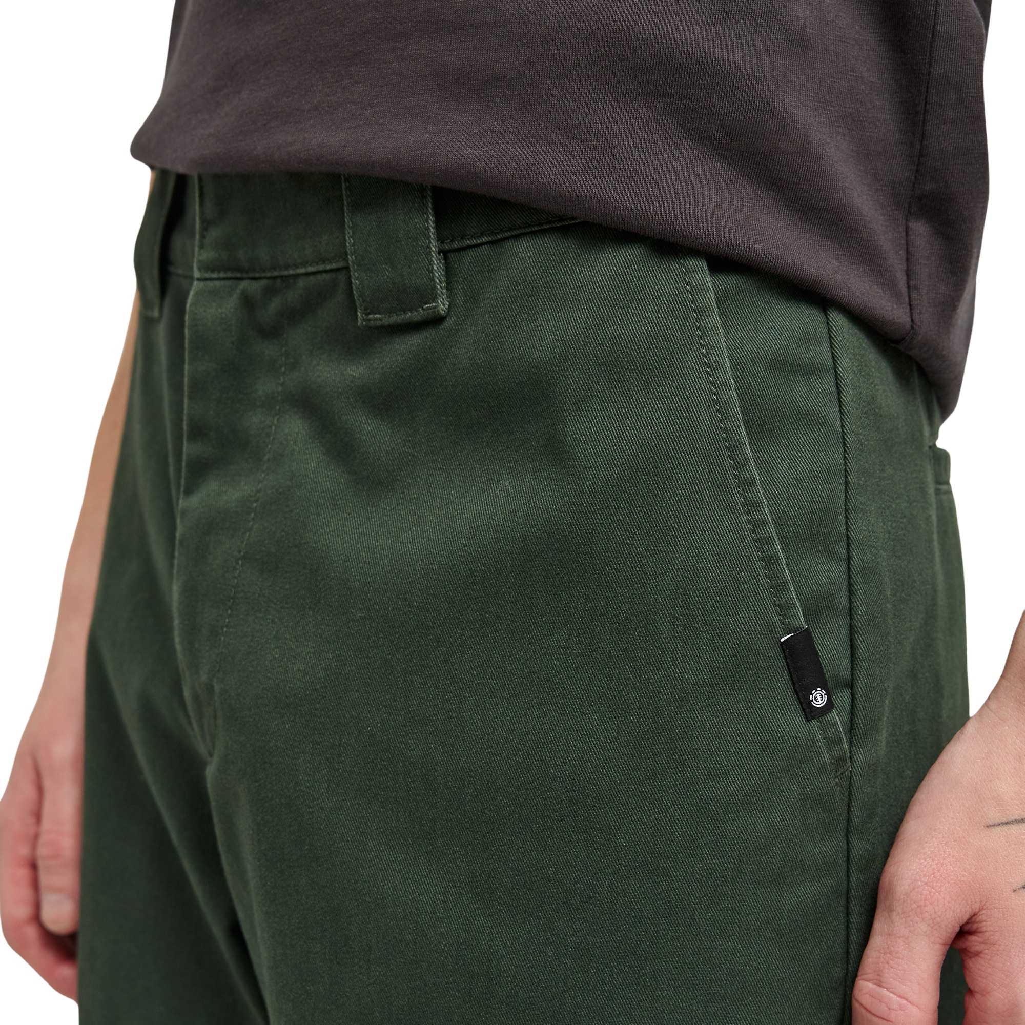 Pantalón chino para hombre Relax Work Element - Verde oscuro Verde oscuro-6