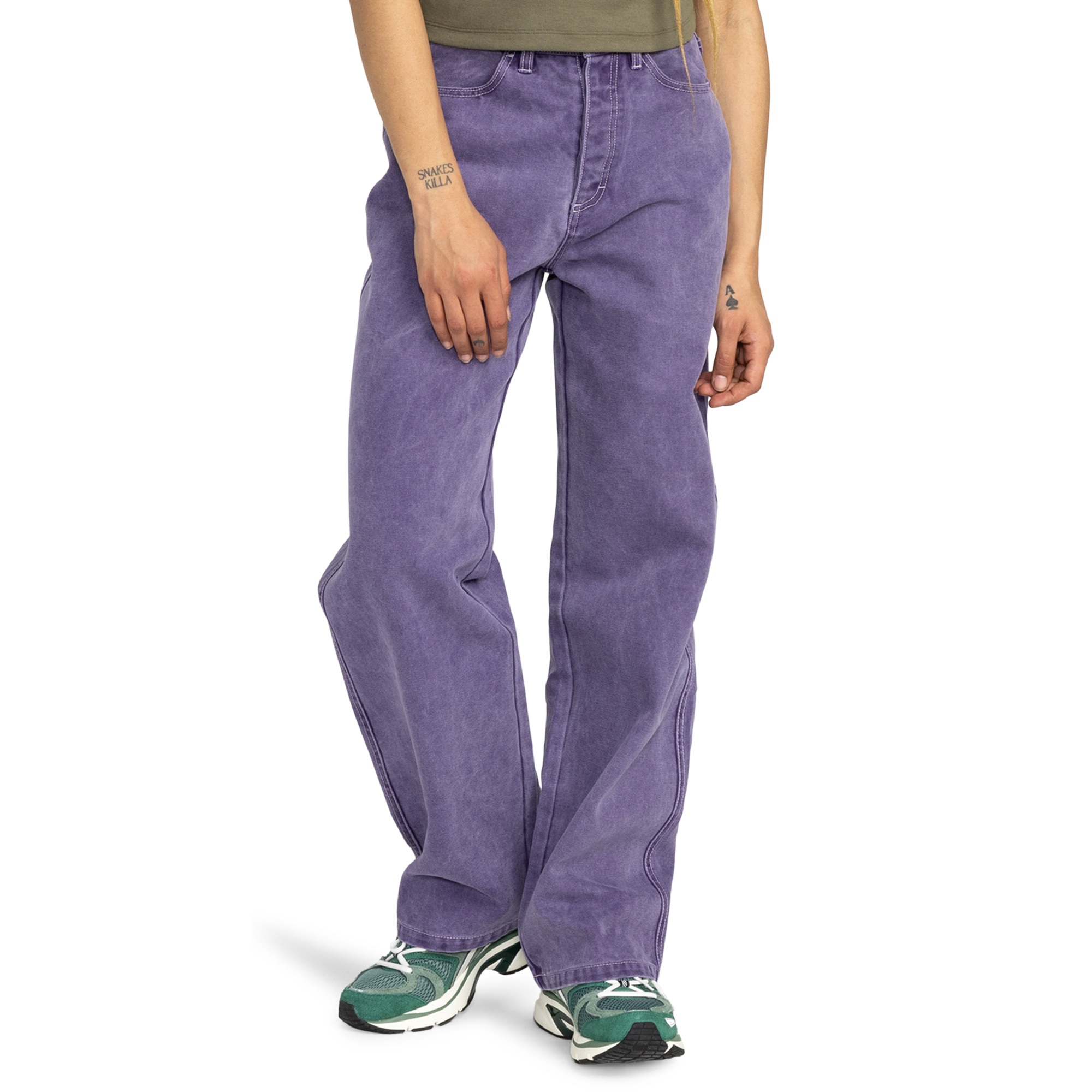 Element Pantalón de mujer 365 Canvas Morado