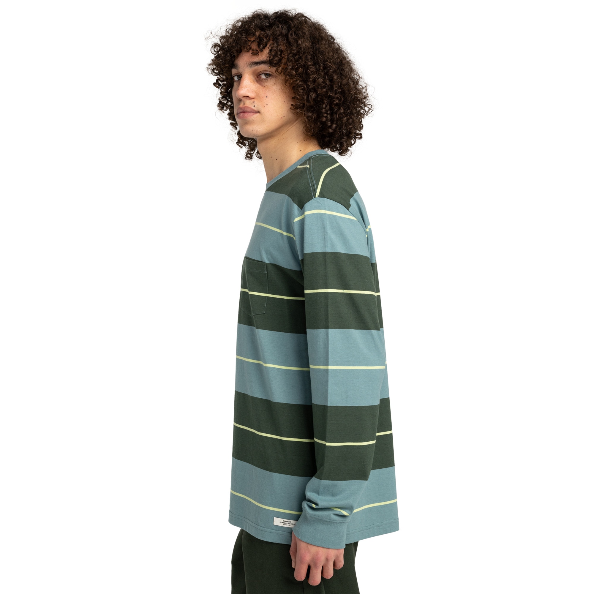 Camiseta de hombre Lowcase Element - Verde Verde-3