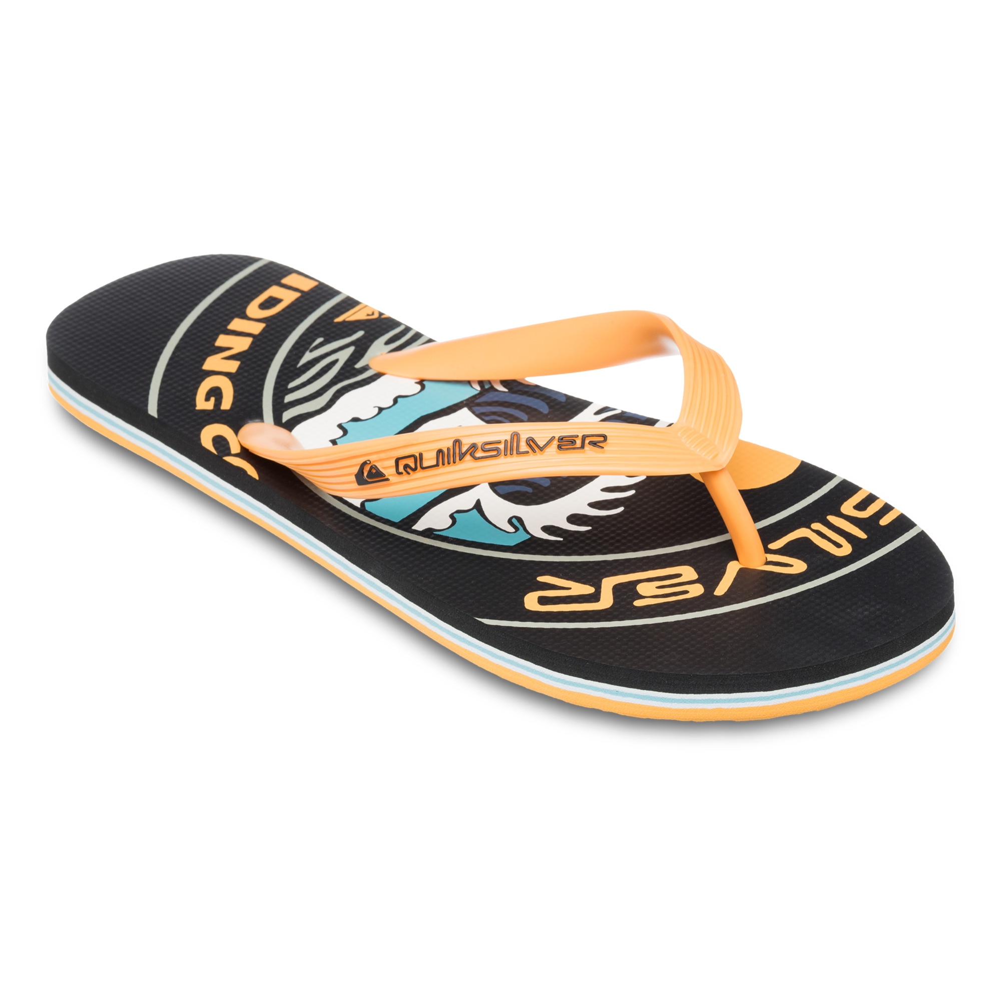 Imagen 0 de Chanclas de hombre Molokai Screen Quiksilver Negro / Naranja