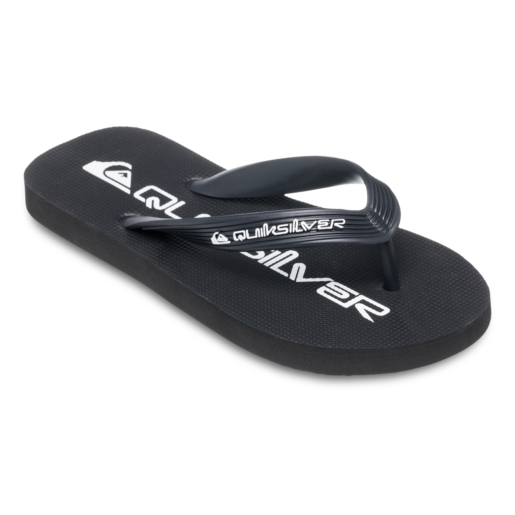 Imagen 0 de Chanclas de niños Java Wordmark Quiksilver Negro / Blanco