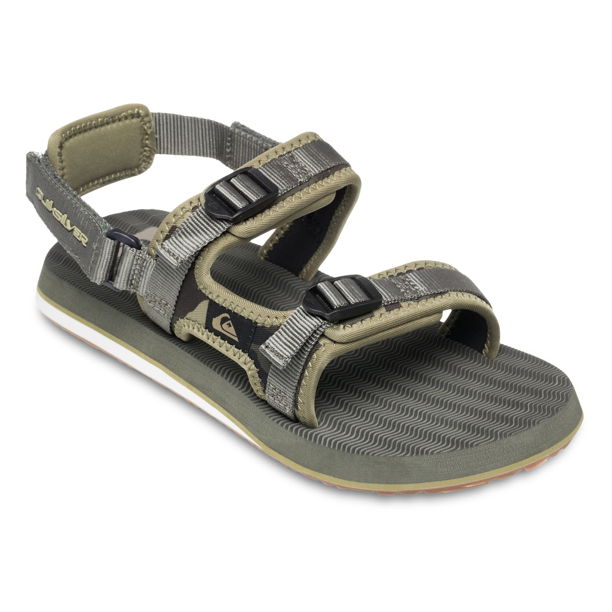Quiksilver Sandalias de hombre Monkey Caged Verde