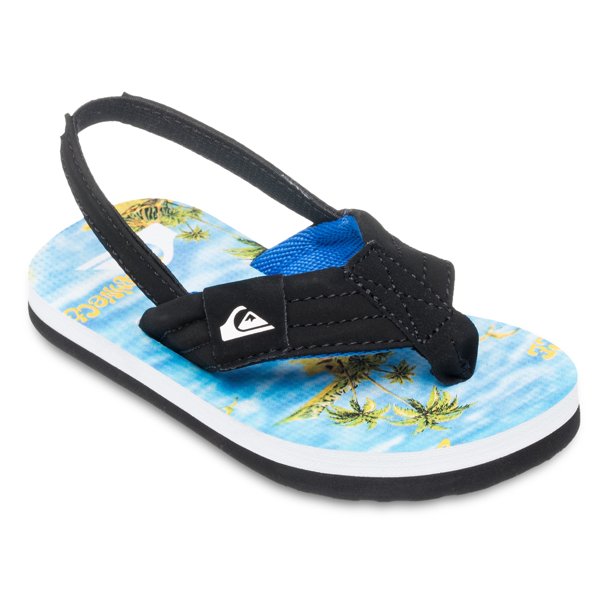 Quiksilver Sandalias de bebés Molokai Layback Azul grisáceo