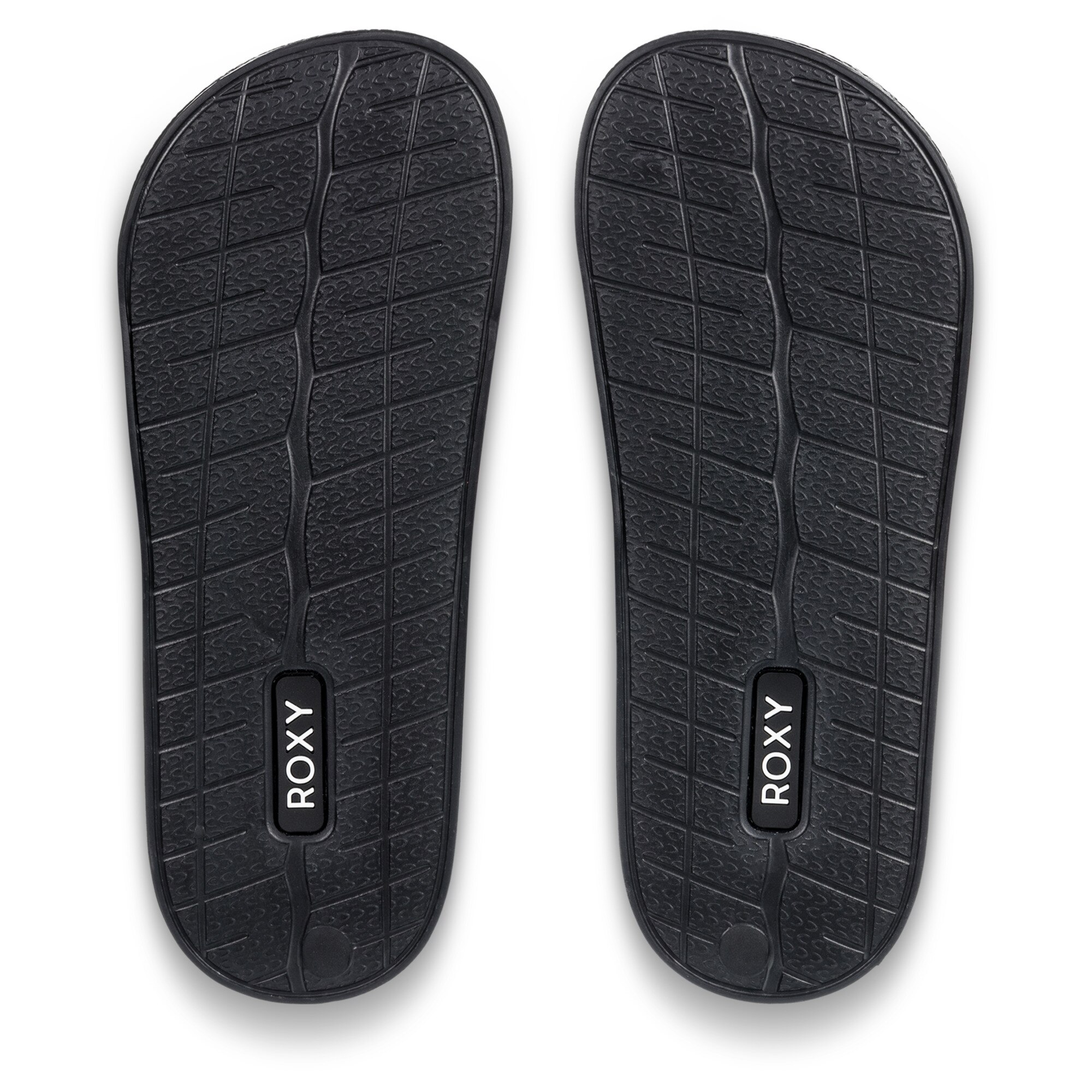 Chanclas de niños Slippy Roxy - Negro / Rojo Negro / Rojo-4