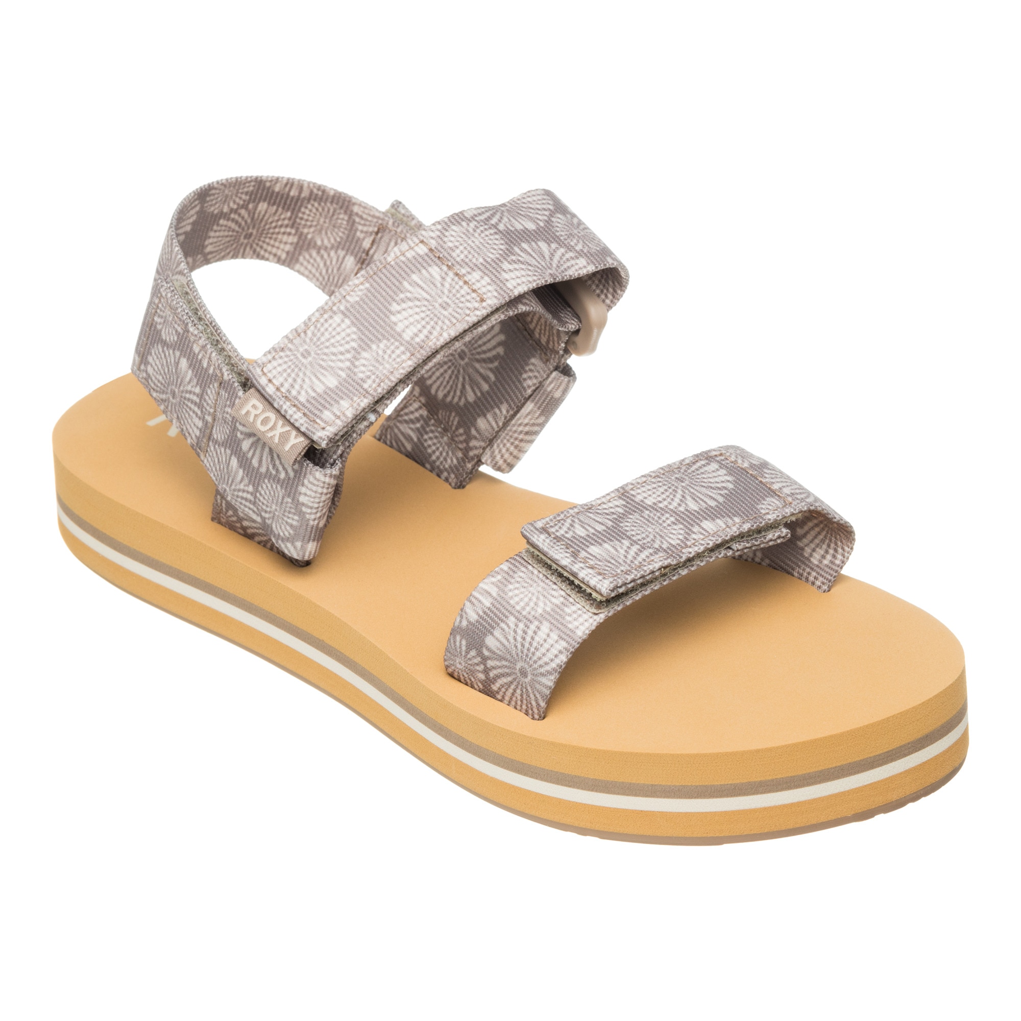 Sandalias de mujer ROXY Cage Roxy - Negro Marrón-1