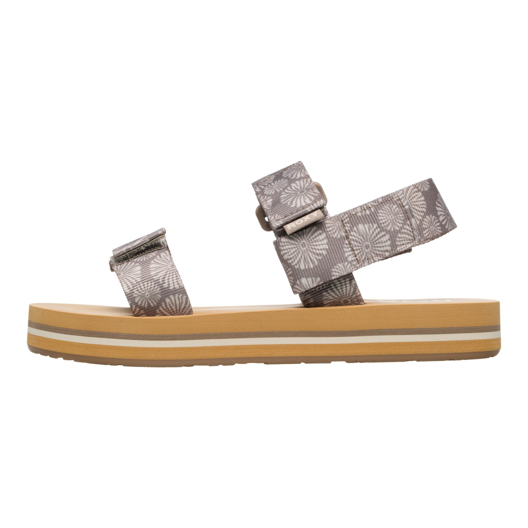 Sandalias de mujer ROXY Cage Roxy - Negro Marrón-2